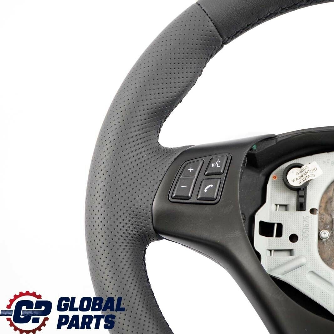 BMW E81 E82 E87 E88 E90 E91 E92 NEW Black Leather M-Sport Thick Steering Wheel