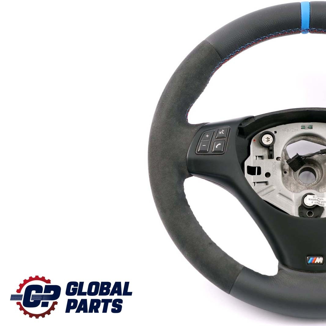 BMW E87 E90 E91 E92 NEW Black Leather / Alcantara M-Sport Thick Steering Wheel