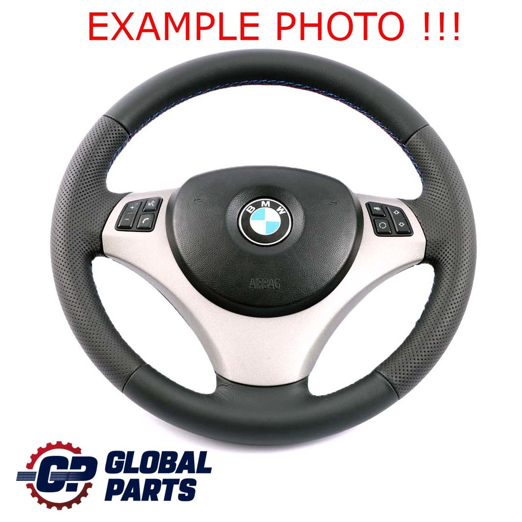 BMW E81 E82 E87 E88 E90 E91 E92 NEW Black Leather M-Sport Look Steering Wheel