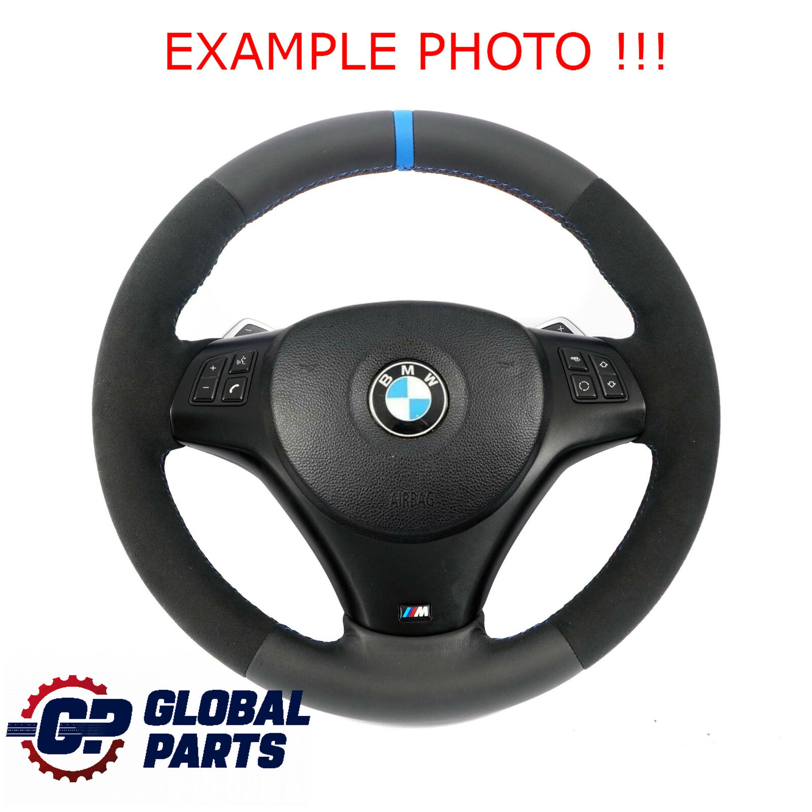 BMW E92 E93 LCI Neuf Cuir / Alcantara M-SPORT epais Volant Paddelschieber