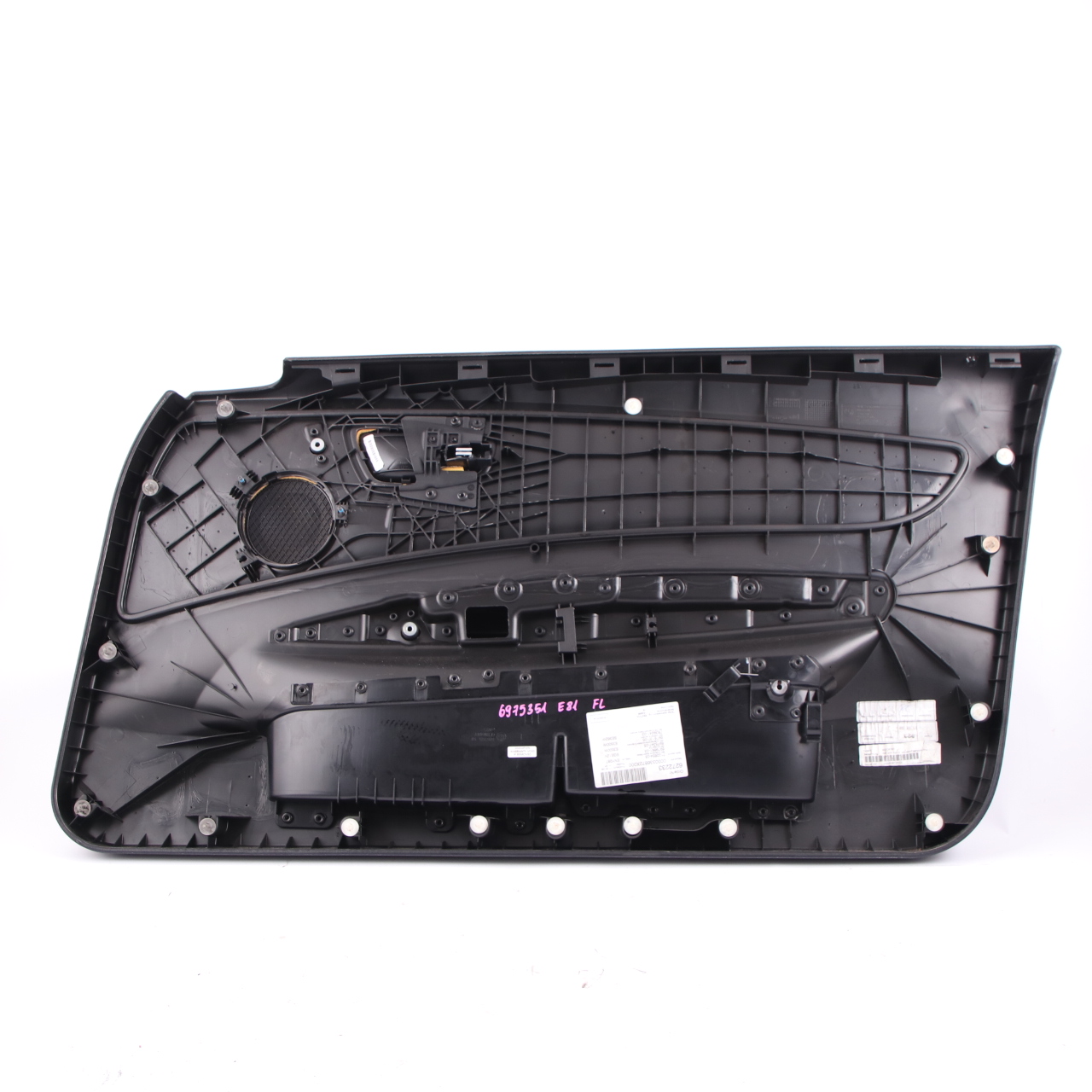 BMW E81 E82 Carte Doublure Porte Tissu Avant Gauche N/S Flashpoint Black