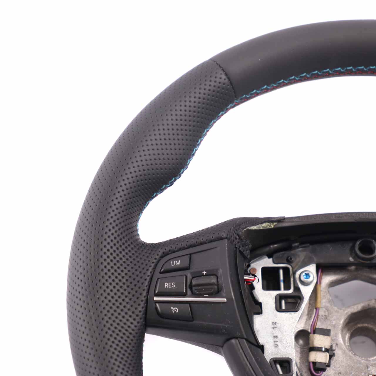 BMW F01 F07 GT F10 F11 F12 NEW Black Leather M Sport Steering Wheel