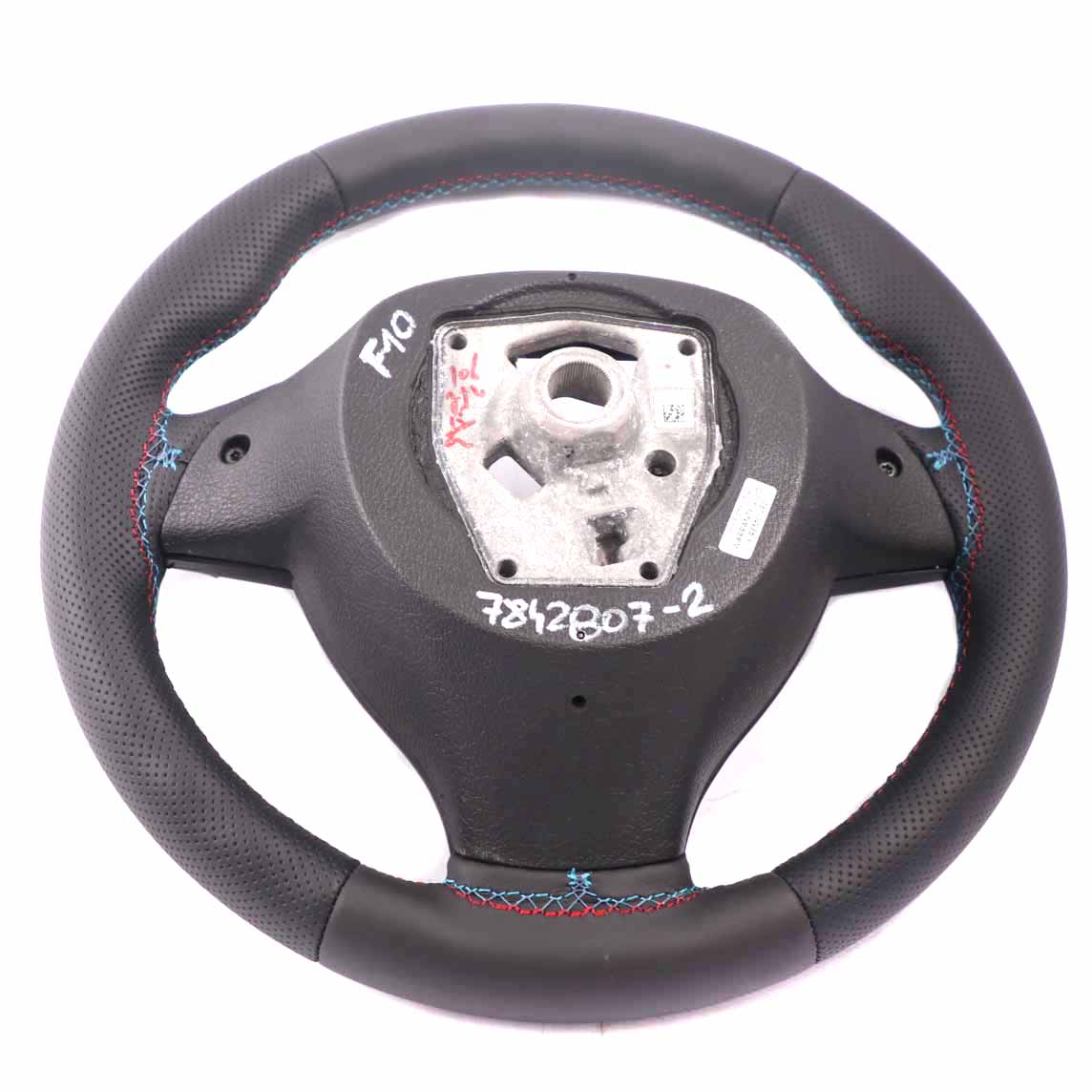 BMW F01 F07 GT F10 F11 F12 NEW Black Leather M Sport Steering Wheel