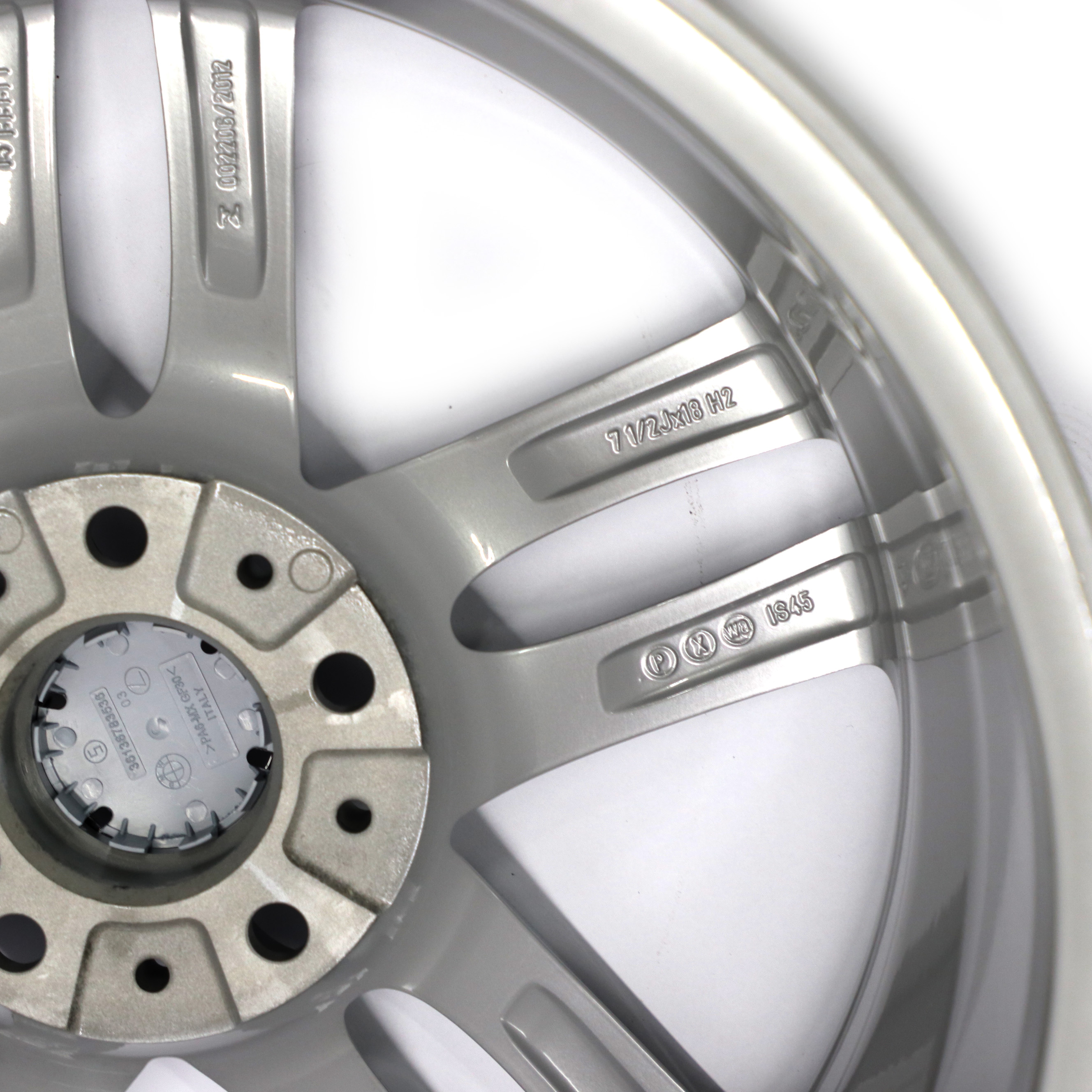 BMW F20 F21 Argent Jante Alufelge 18" 7,5J ET:45 M Rayons Doubles 461 7846784