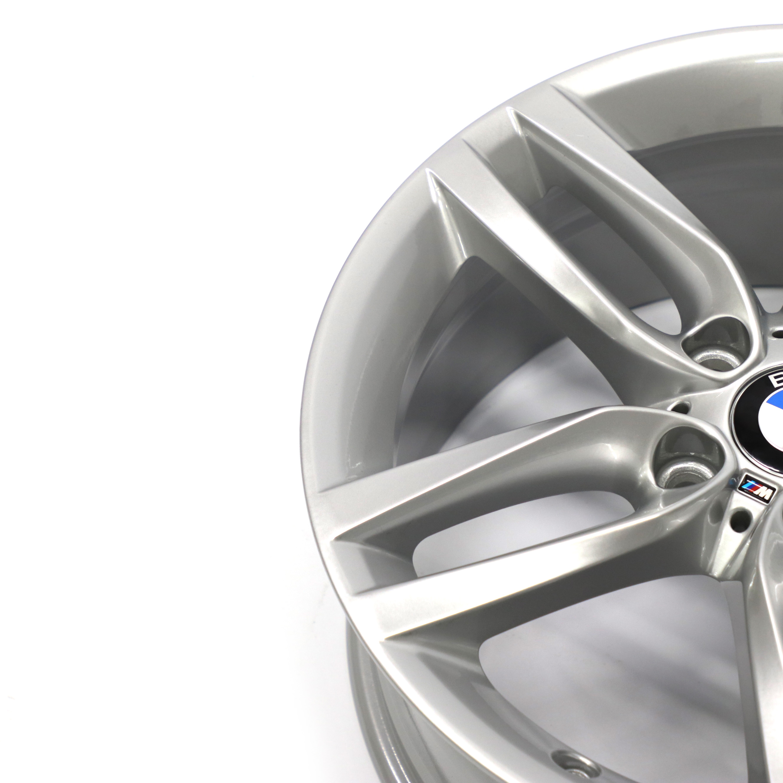 BMW F20 F21 Argent Jante Alufelge 18" 7,5J ET:45 M Rayons Doubles 461 7846784