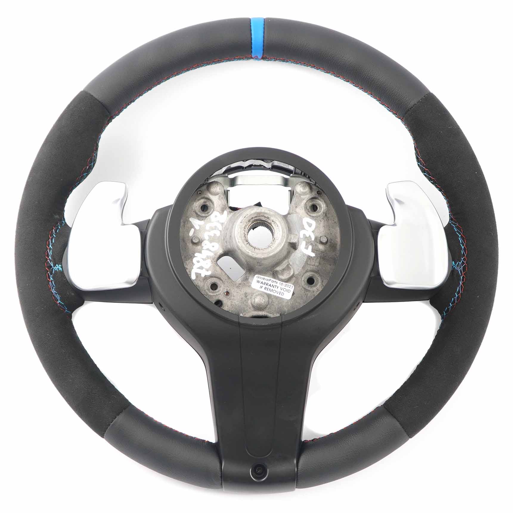 BMW F20 F21 F30 F31 F32 F36 M Sport NEW Black Leather / Alcantara Steering Wheel