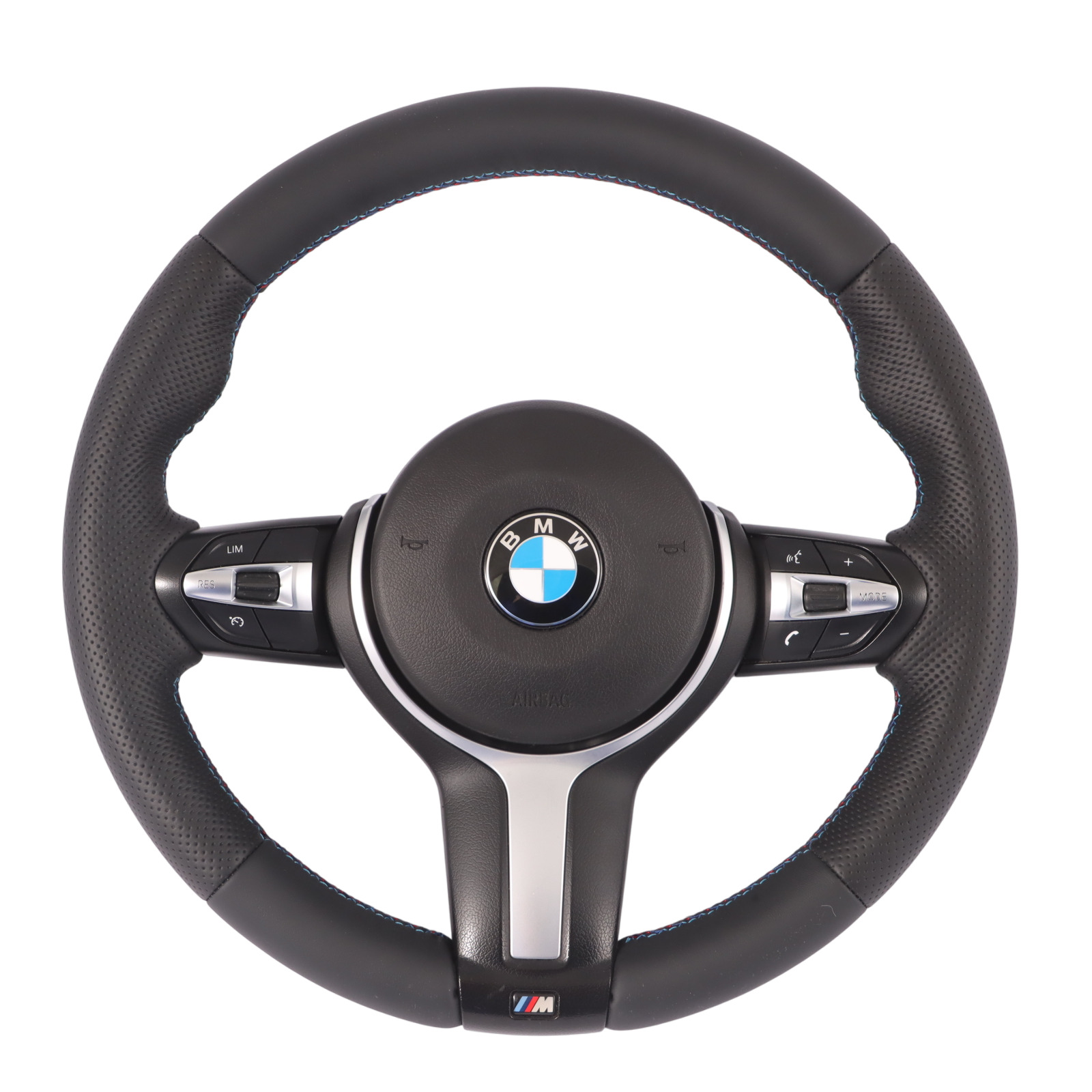 BMW F20 F21 F22 F23 F30 F31 F32 F33 M Sport NOUVEAU Cuir Noir Volant Airbag