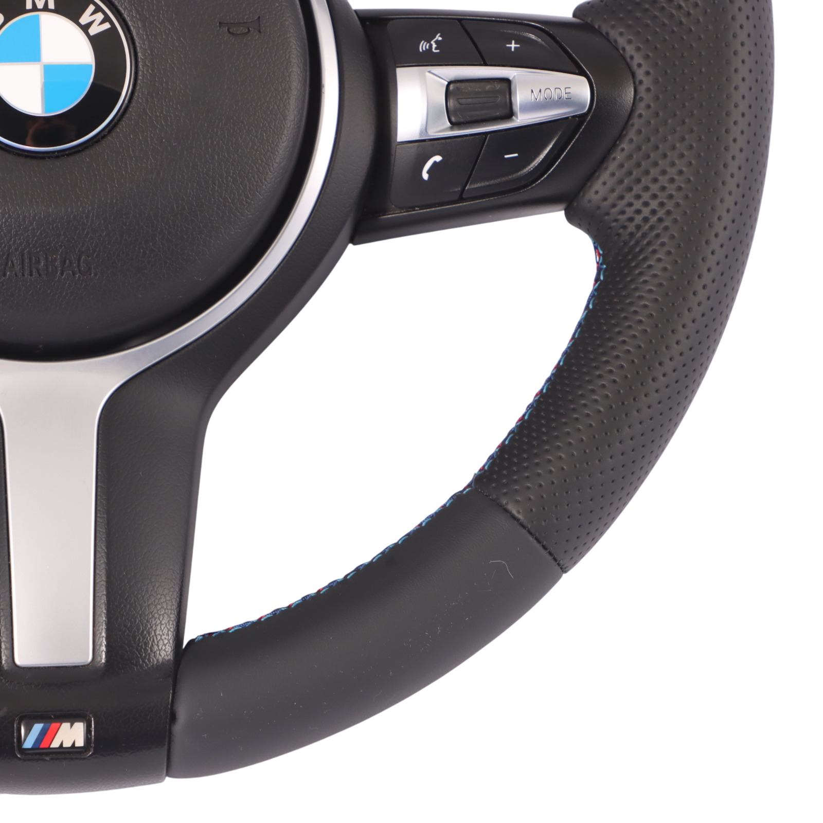 BMW F20 F21 F22 F23 F30 F31 F32 F33 M Sport NOUVEAU Cuir Noir Volant Airbag