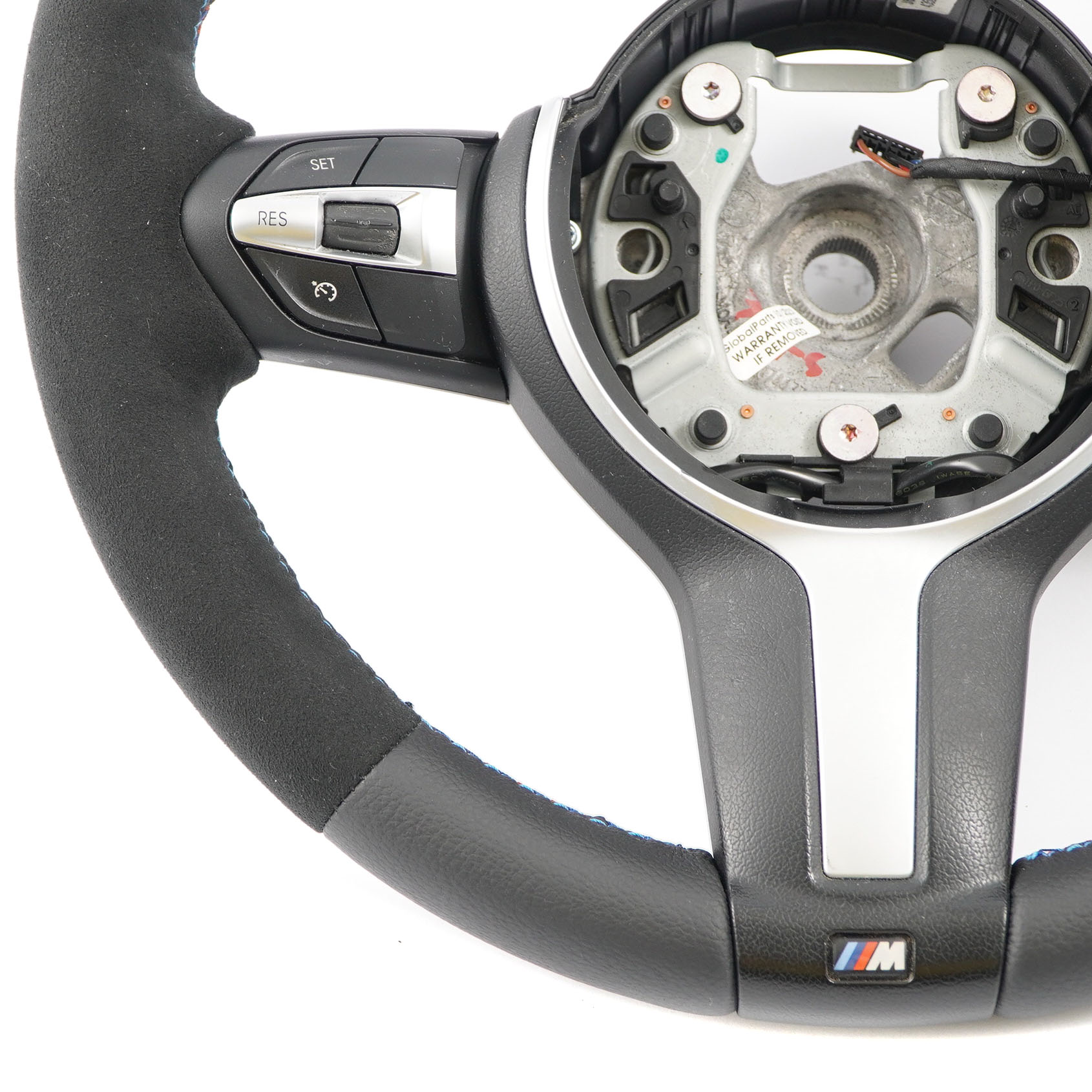 BMW F20 F21 F30 F31 F32 M Sport NEW Black Leather / Alcantara Steering Wheel