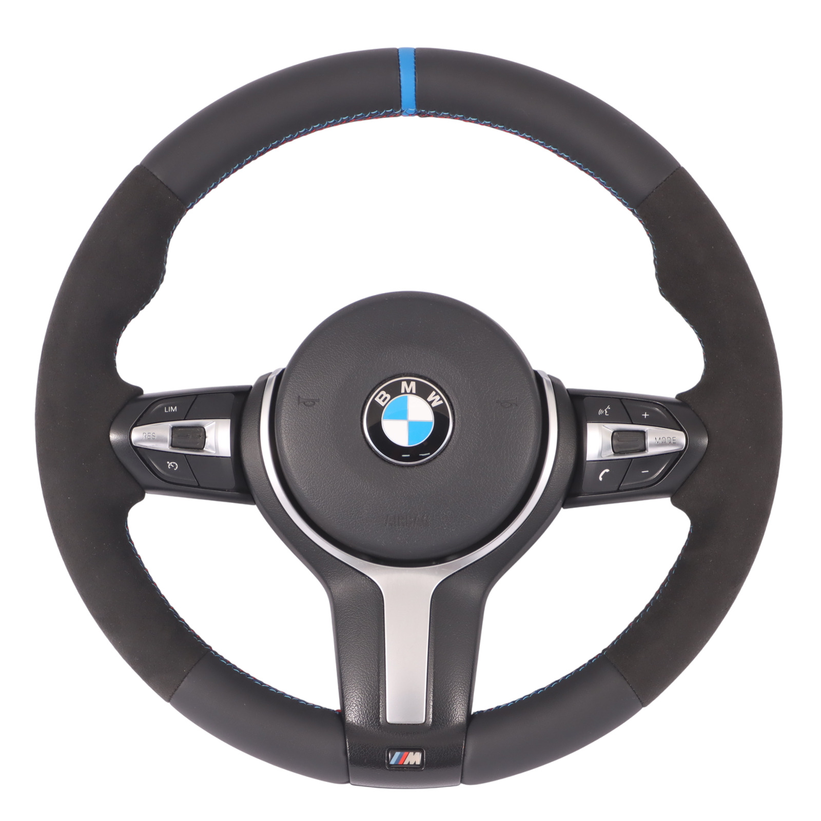 BMW F06 F07 F10 F11 LCI F12 F13 M Sport Volant avec NEUF Noir Cuir Palettes