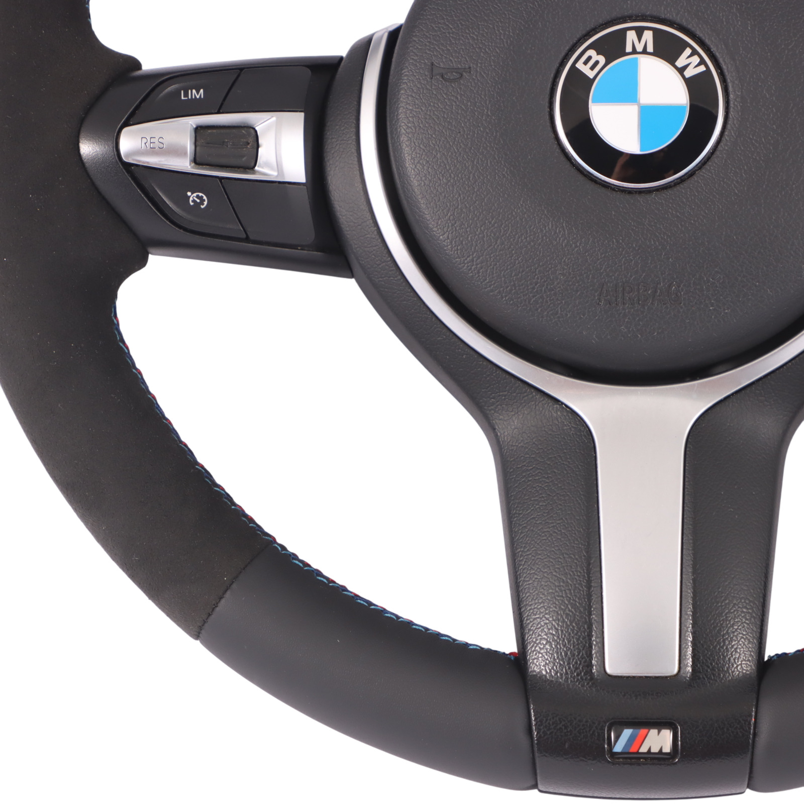 BMW F06 F07 F10 F11 LCI F12 F13 M Sport Volant avec NEUF Noir Cuir Palettes