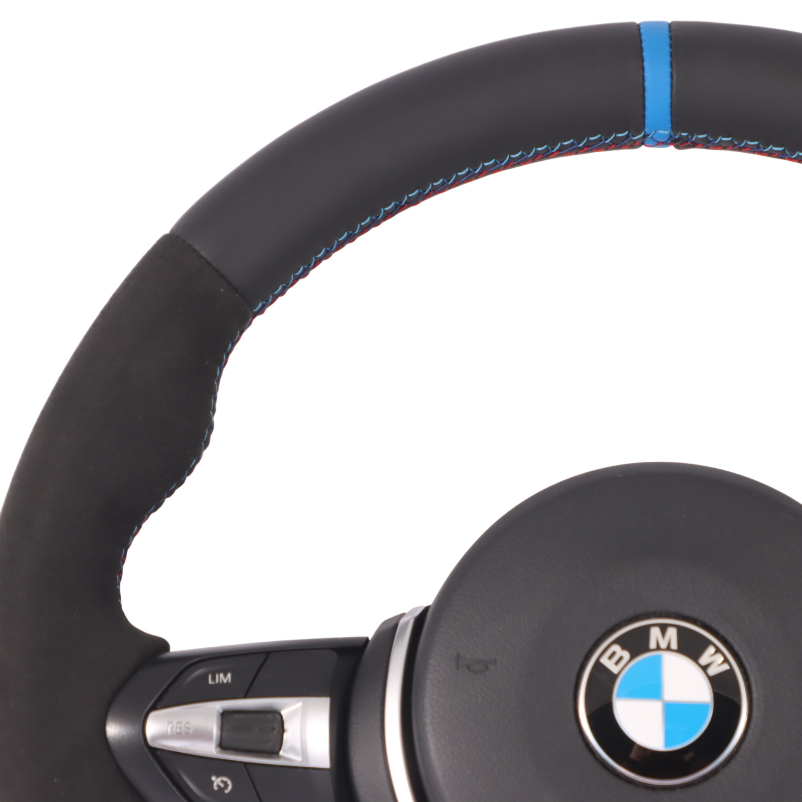 BMW F06 F07 F10 F11 LCI F12 F13 M Sport Volant avec NEUF Noir Cuir Palettes