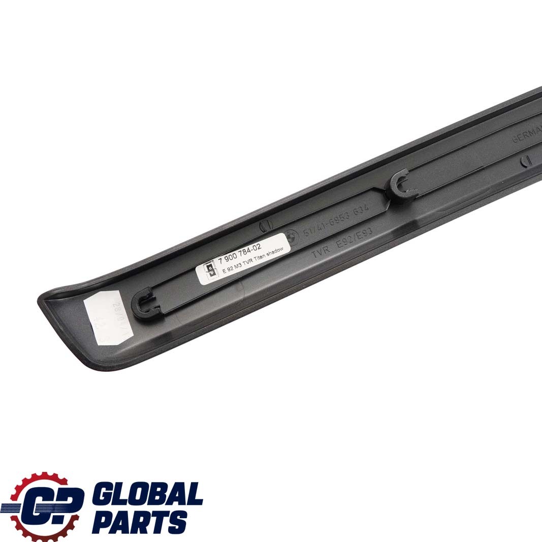 BMW 3 Series E92 E93 M3 Strip Trim Panel Cover Right O/S Door Titan Shadow