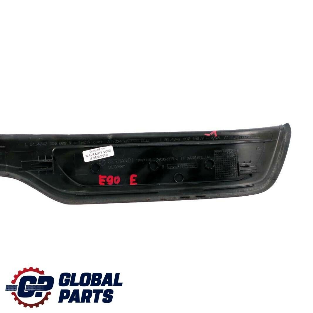 BMW 3 Series E90 E90N E91 E91N LCI M Sport Trim Piece Plate Rear Left Entry N/S