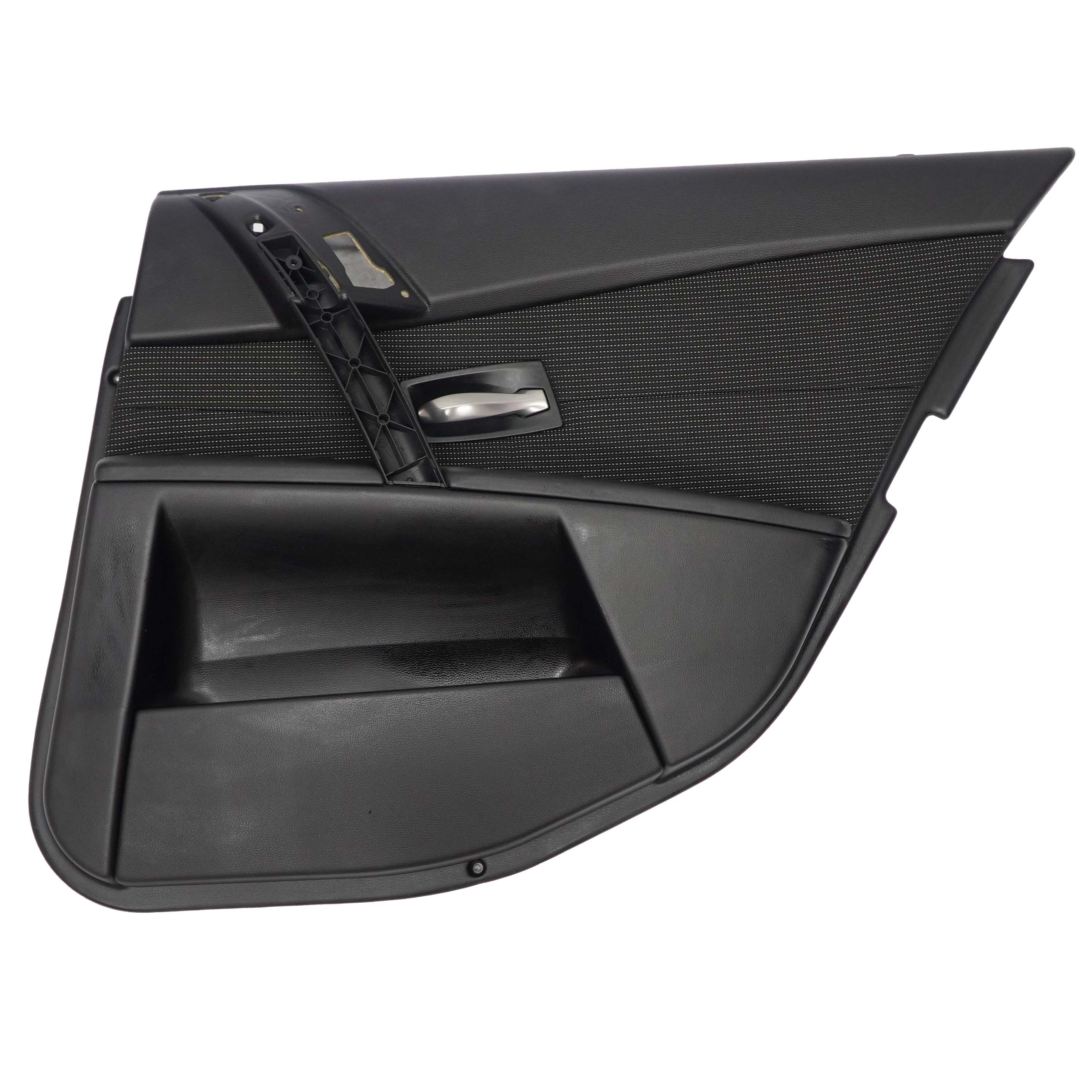 BMW E60 E61 Garniture de Porte Arriere Droite Tissu Cuir Anthracite