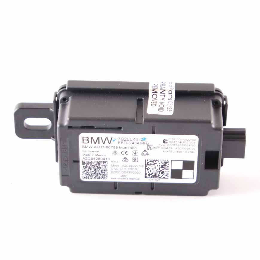 BMW F34 GT Mini F55 F56 F60 Télécommande Radio Récepteur 434 MHZ 7928646