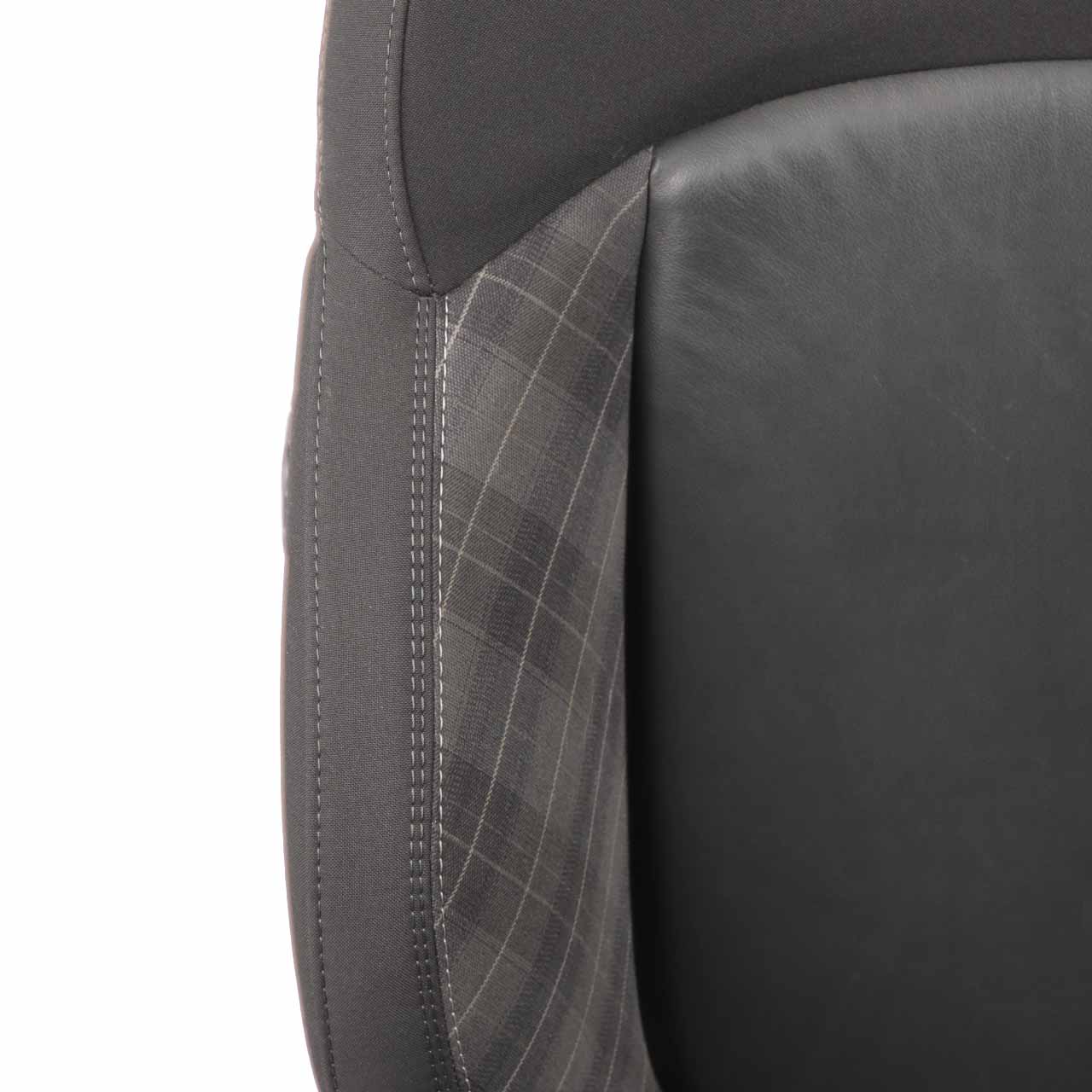 Front Seat Mini Cooper One F56 Sport Cloth / Leather Left N/S Diamond Black