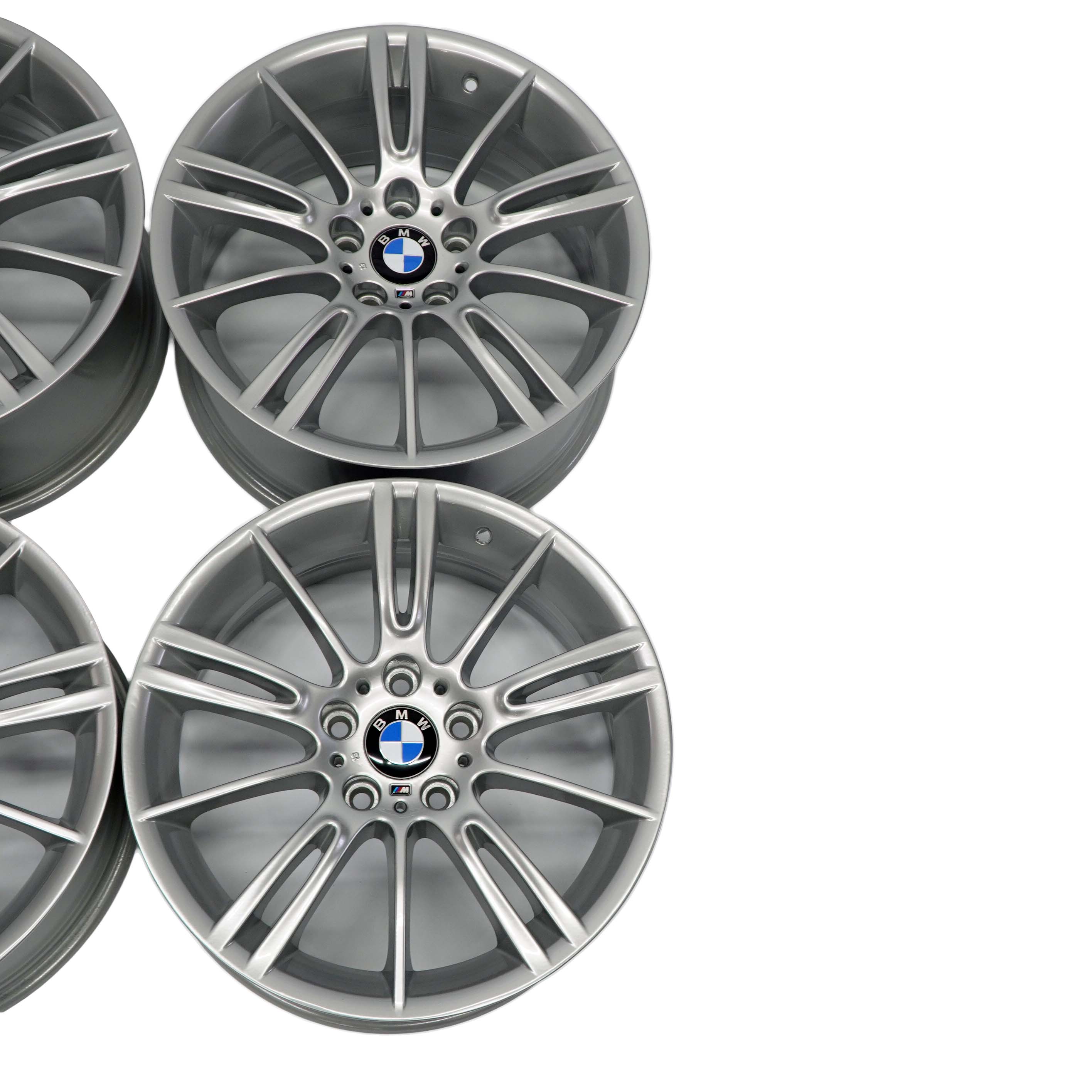 BMW E90 E91 E92 Jantes D'Alu Alliage Complete 4x Roue 18" M Rayons en etoile