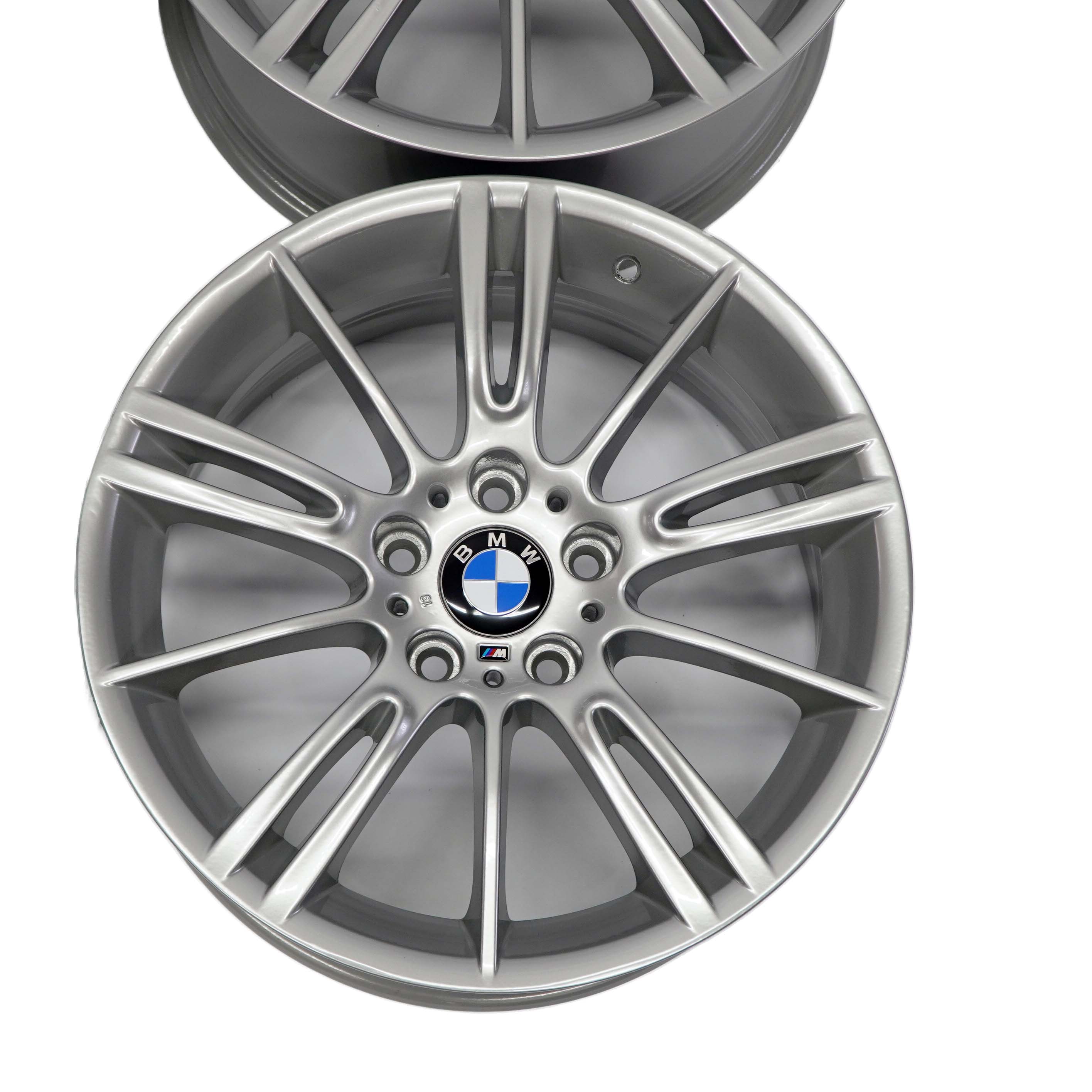 BMW E90 E91 E92 Jantes D'Alu Alliage Complete 4x Roue 18" M Rayons en etoile