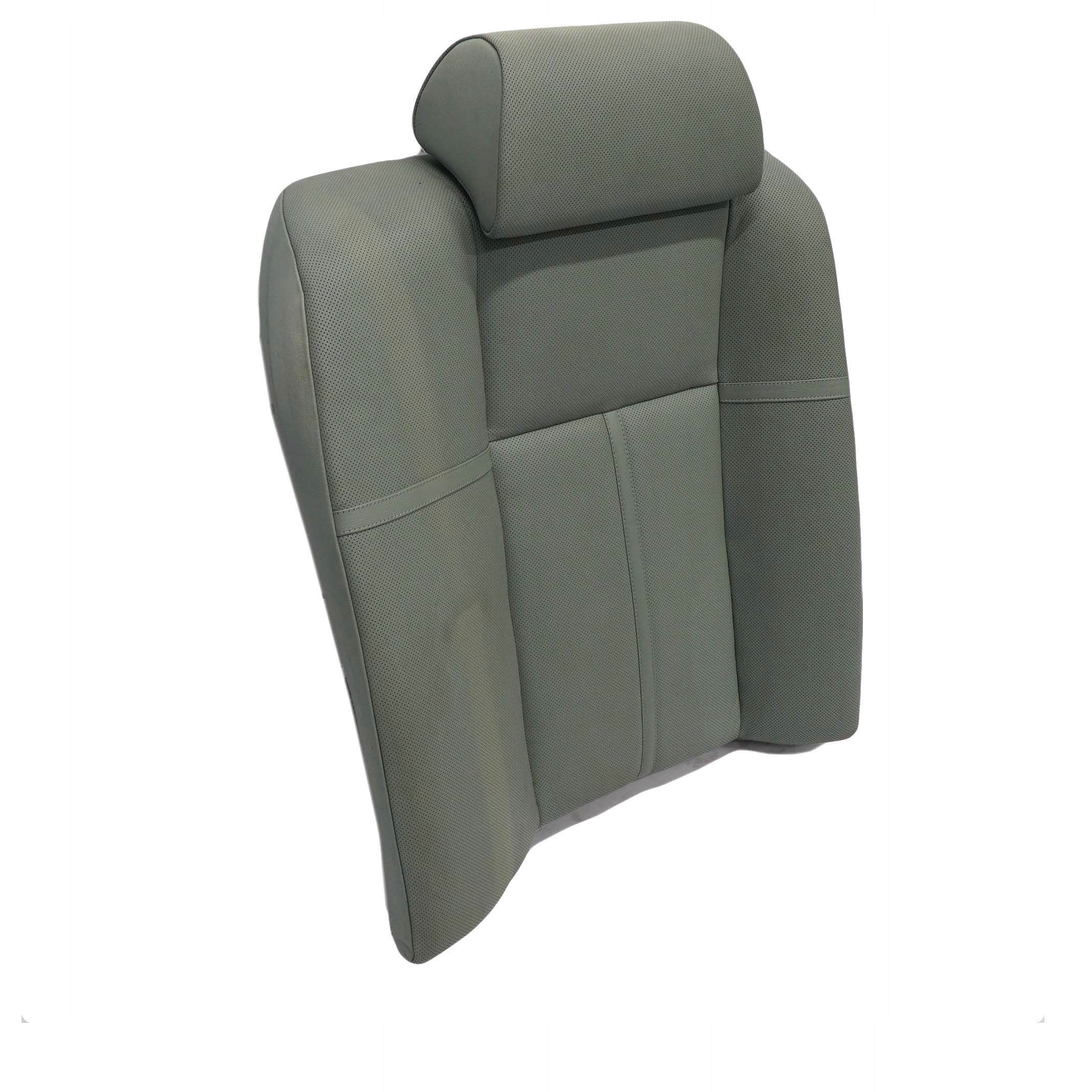 BMW 7 E65 E66 Rear Seat Right O/S Backrest Cover Climate Leather Nasca Green