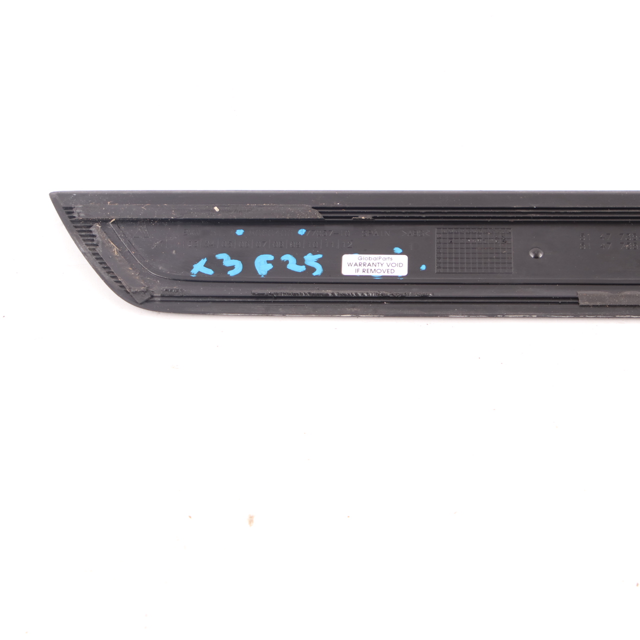 Entrance Cover BMW X3 F25 X4 F26 Front Door Sill Step Plate M Sport Trim 8060406