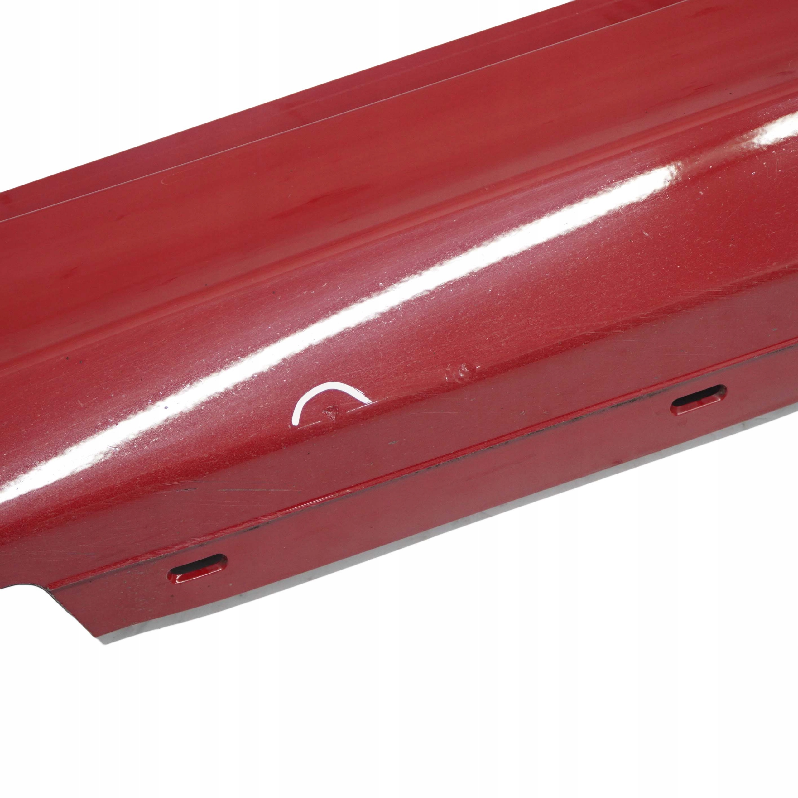 BMW E87 LCI Bas de Porte Couverture Seuil A Gauche Rouge Carmin Rouge - A61