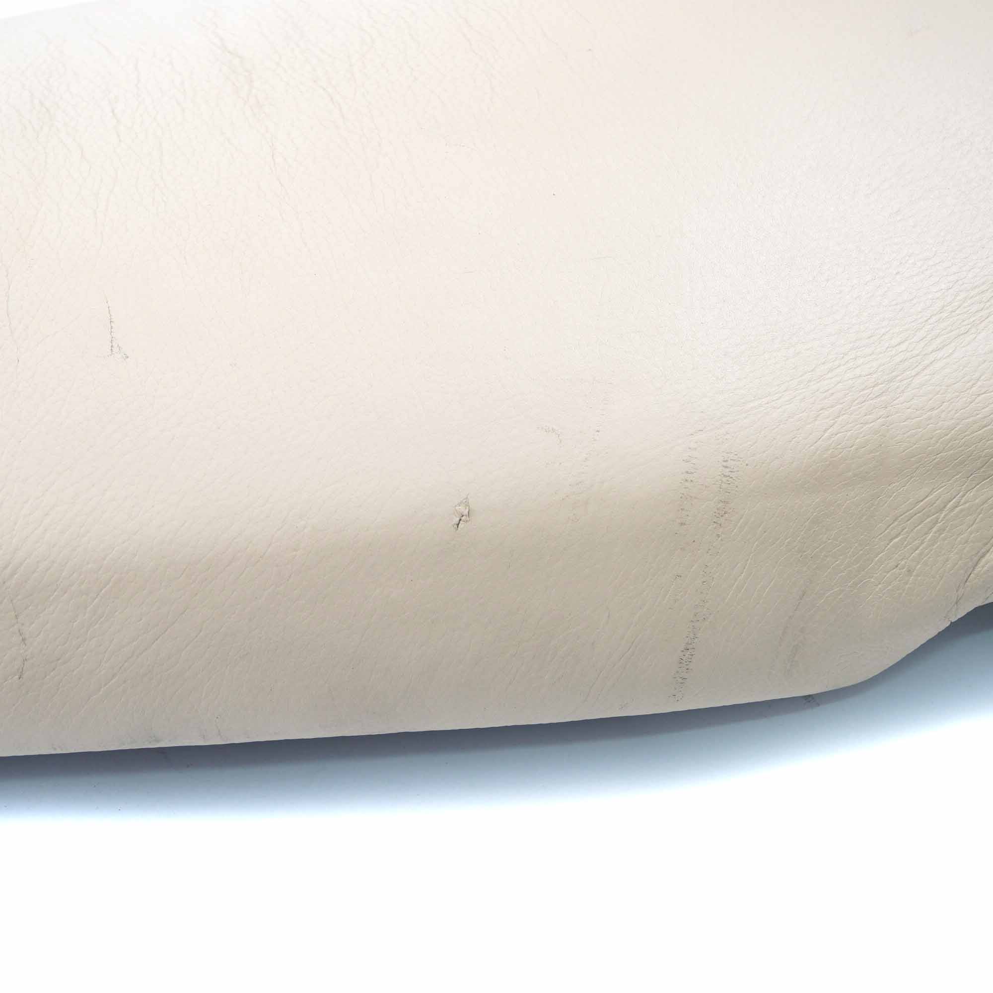 BMW X5 Series E53 Beige Leather Lateral Seat Side Panel Cover Rear Left N/S