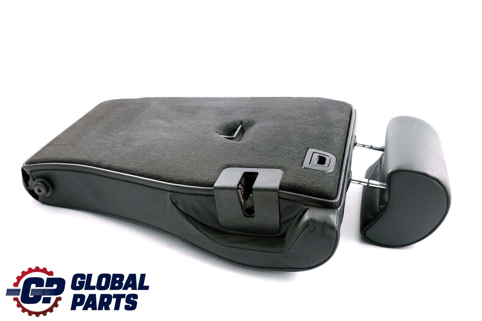 BMW X5 Series E53 Cover Backrest Rear Seat Black Leather Right O/S