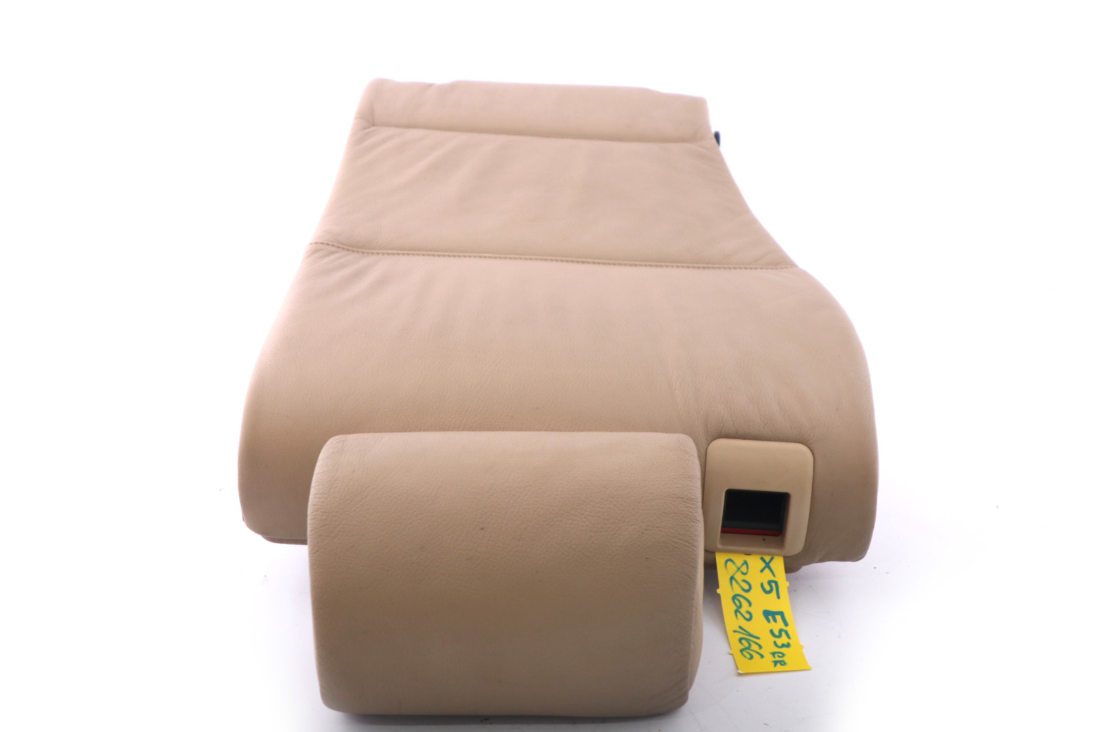 BMW X5 Series E53 Cover Backrest Rear Back Seat Beige Leather Right O/S