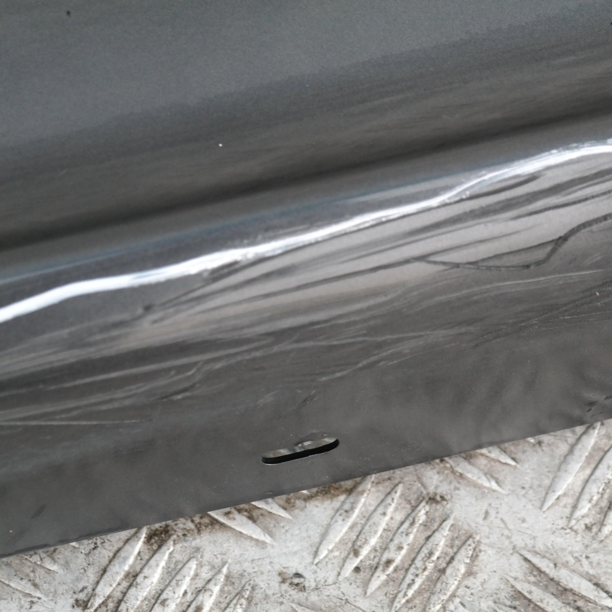 BMW 1 E87 Bas de Porte Couverture Seuil a Gauche Mousseux Graphite Metallise