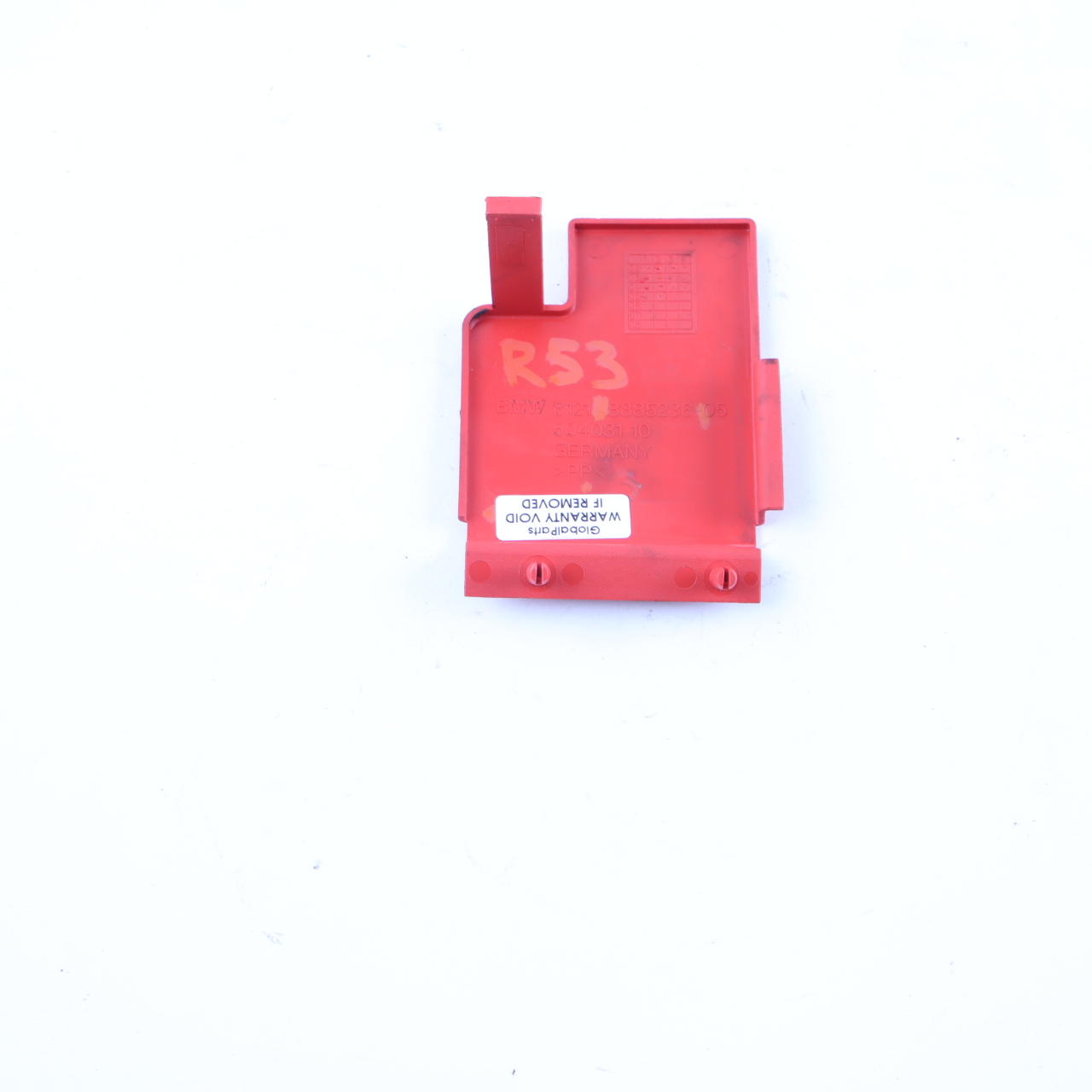 BMW E39 E46 Revetement Batterie Pole Positif Rouge 8375653