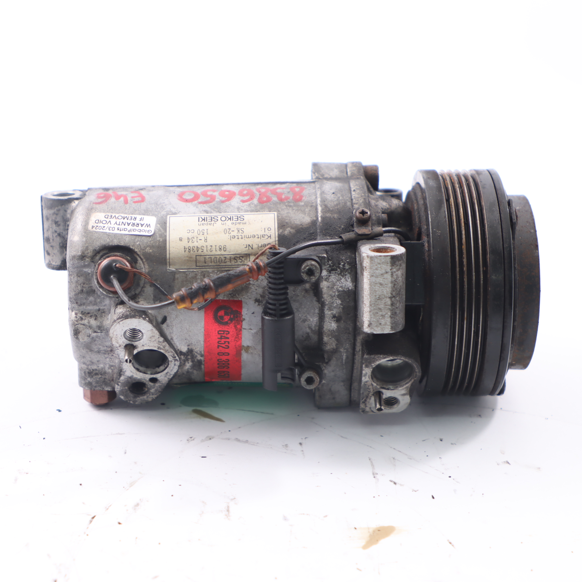 Compresseur BMW E46 Engine M43 M47 Climatisation Compresseur A/C 8386650