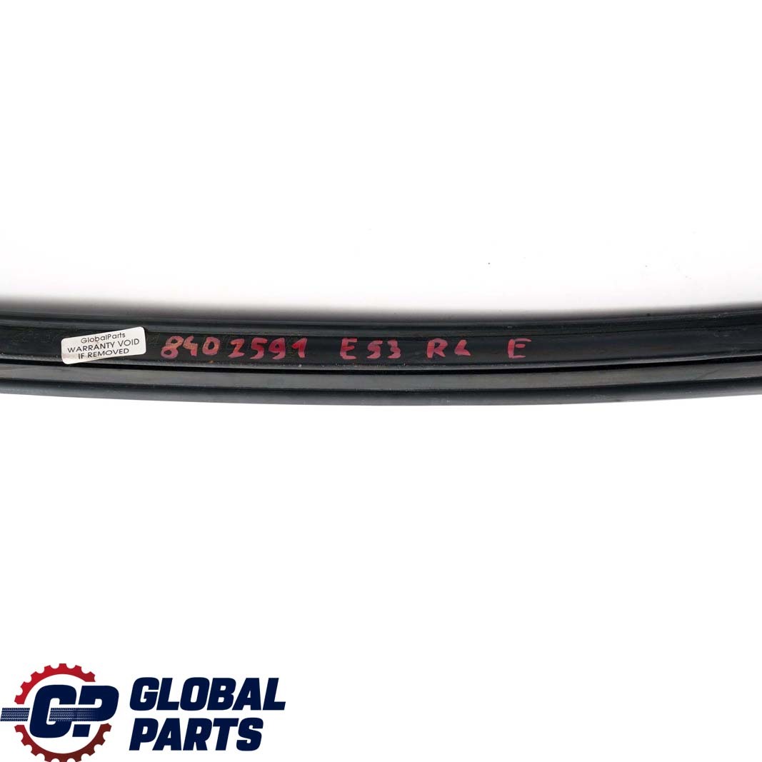 BMW X5 E53 Guidage de Fenetre Porte Arriere Gauche 8402591