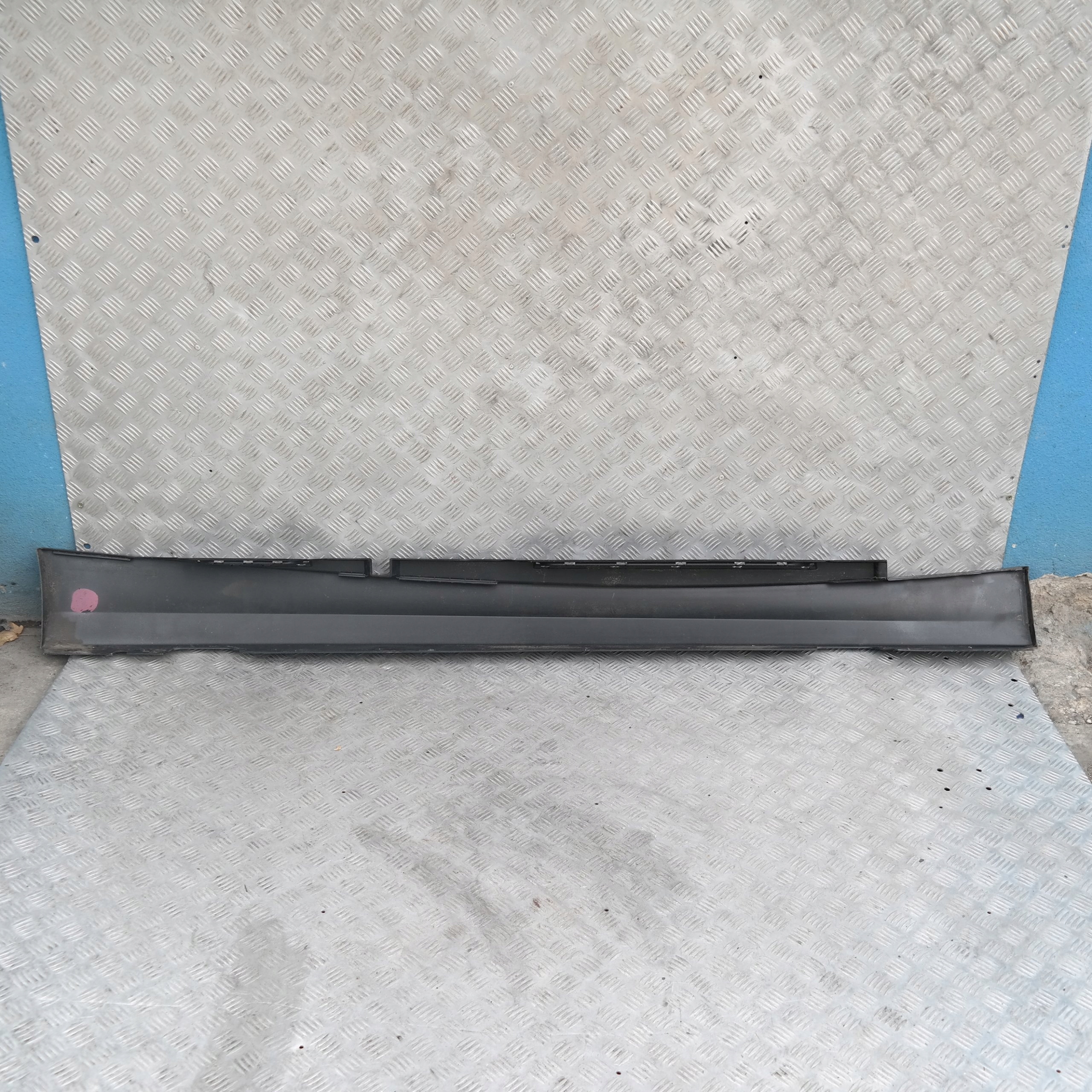 BMW E87 LCI Bas de Porte Couverture Seuil A Gauche Mousseux Graphite Metalique