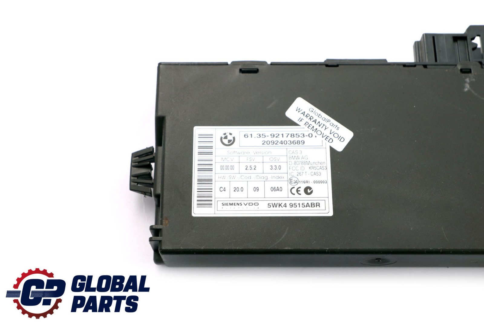 BMW 5 Series E60 E61 LCI 520d Diesel N47 Engine ECU Kit DDE 8506199 CAS 3 + Key