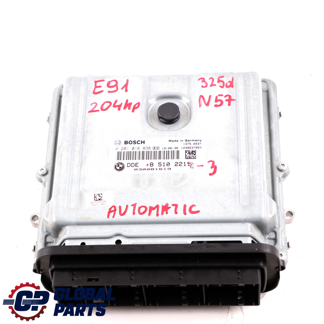 BMW E90 E91 LCI E92 325d Diesel N57 204HP ECU Kit moteur DDE 8510221 CAS3