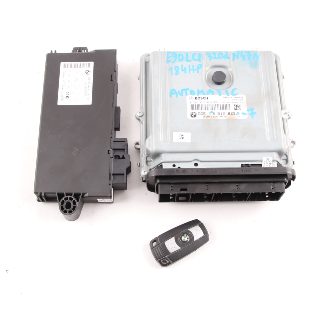 BMW E90 E91 LCI N47N 320d 184HP ECU KIT DDE 8510829 CAS3 Clé Automatic