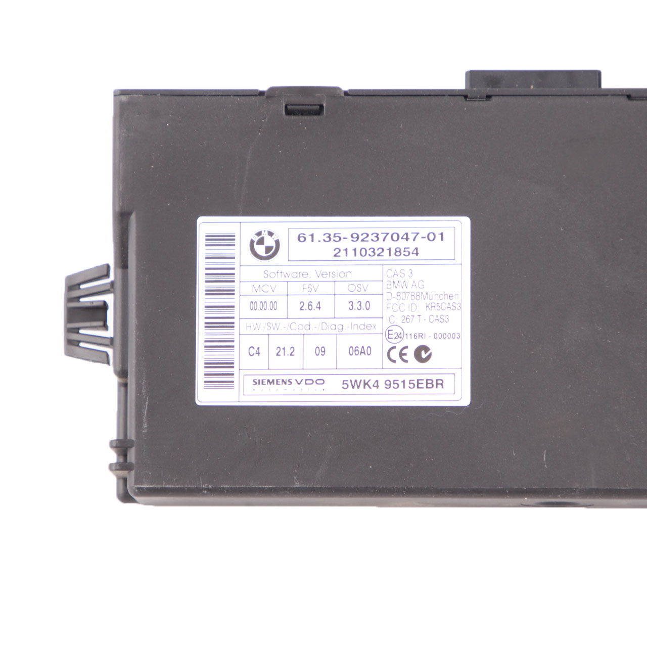 BMW E90 E91 LCI N47N 320d 184HP ECU KIT DDE 8510829 CAS3 Clé Automatic