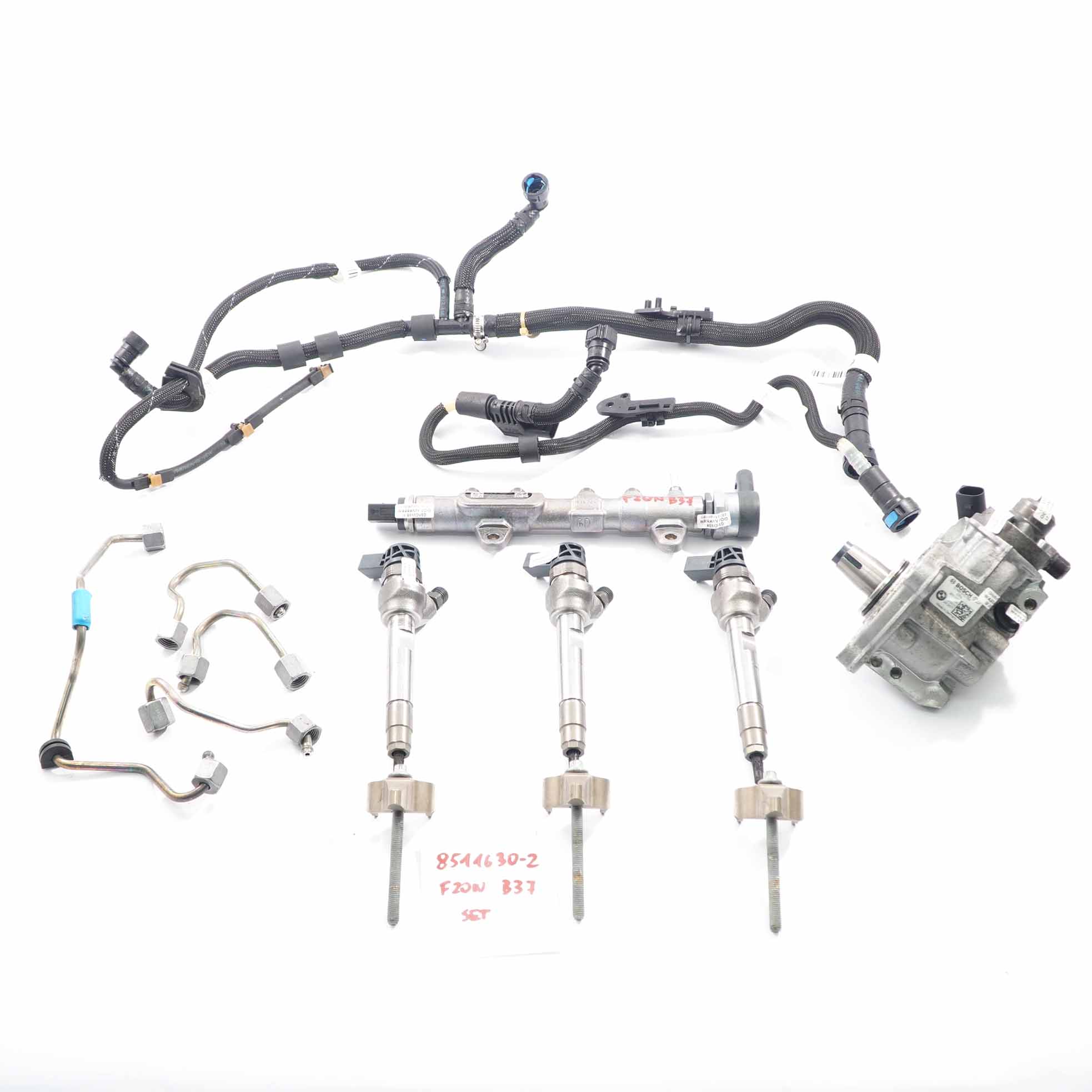 BMW F20 F21 LCI 114d 116d Diesel B37 Set Fuel Pump Injector Injection System