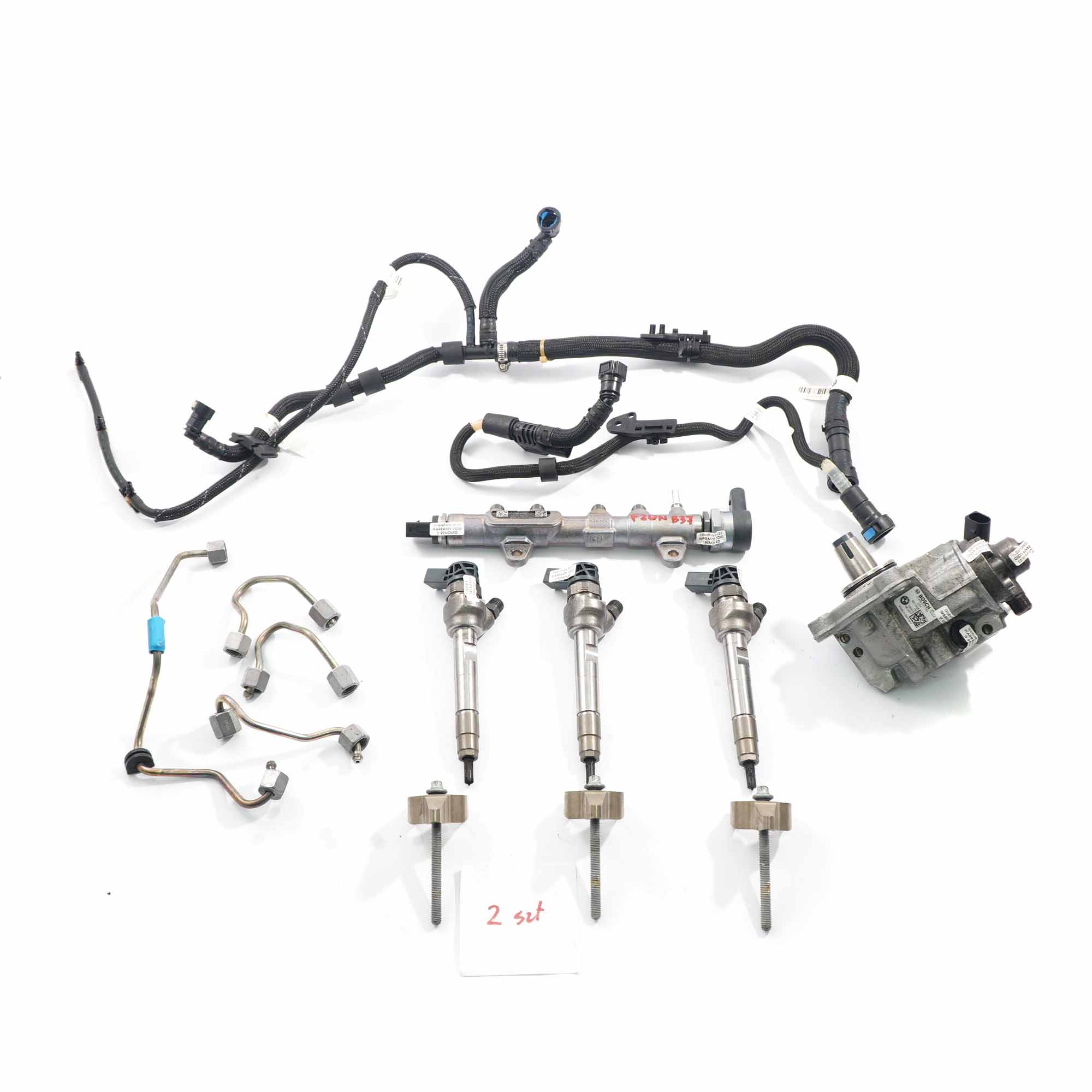 BMW F20 F21 LCI 114d 116d Diesel B37 Set Fuel Pump Injector Injection System