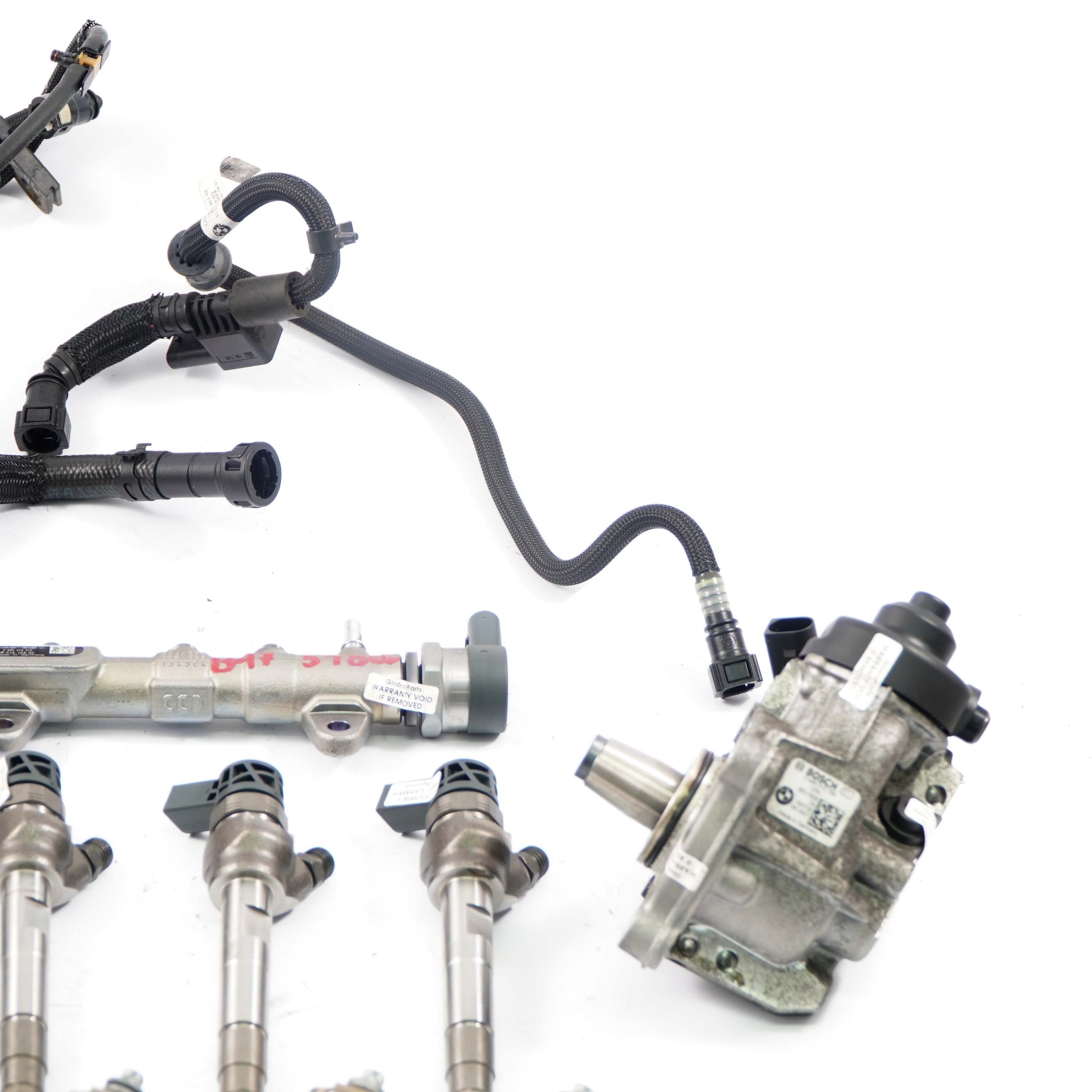 BMW F10 F11 LCI 518d 520d Diesel B47 Fuel Pump Injector Injection System Set