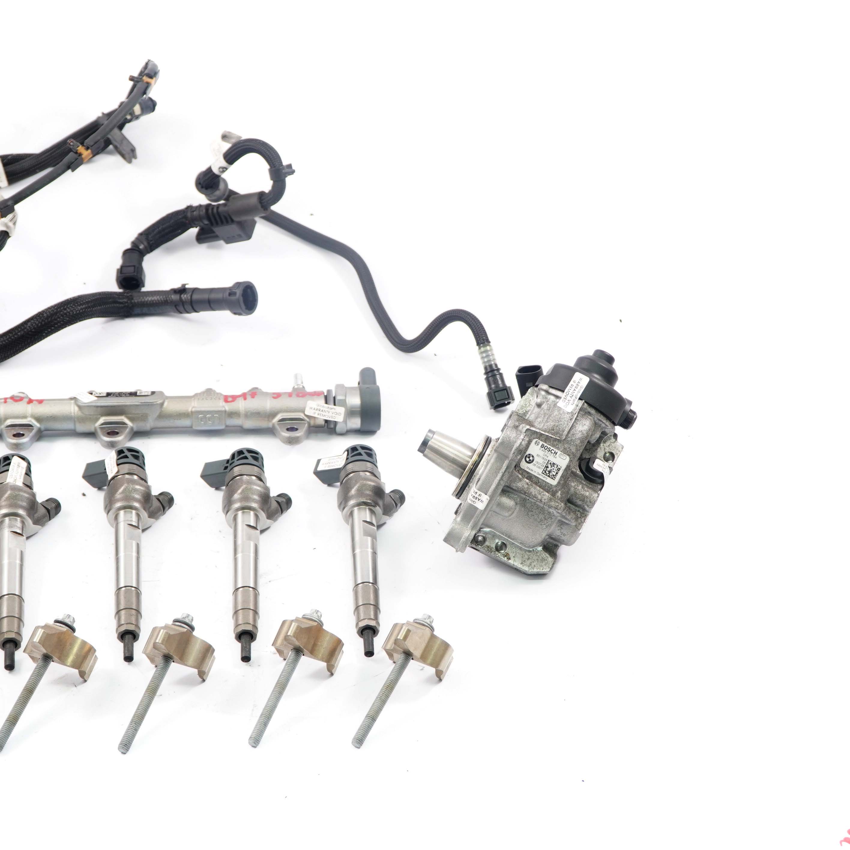 BMW F10 F11 LCI 518d 520d Diesel B47 Fuel Pump Injector Injection System Set