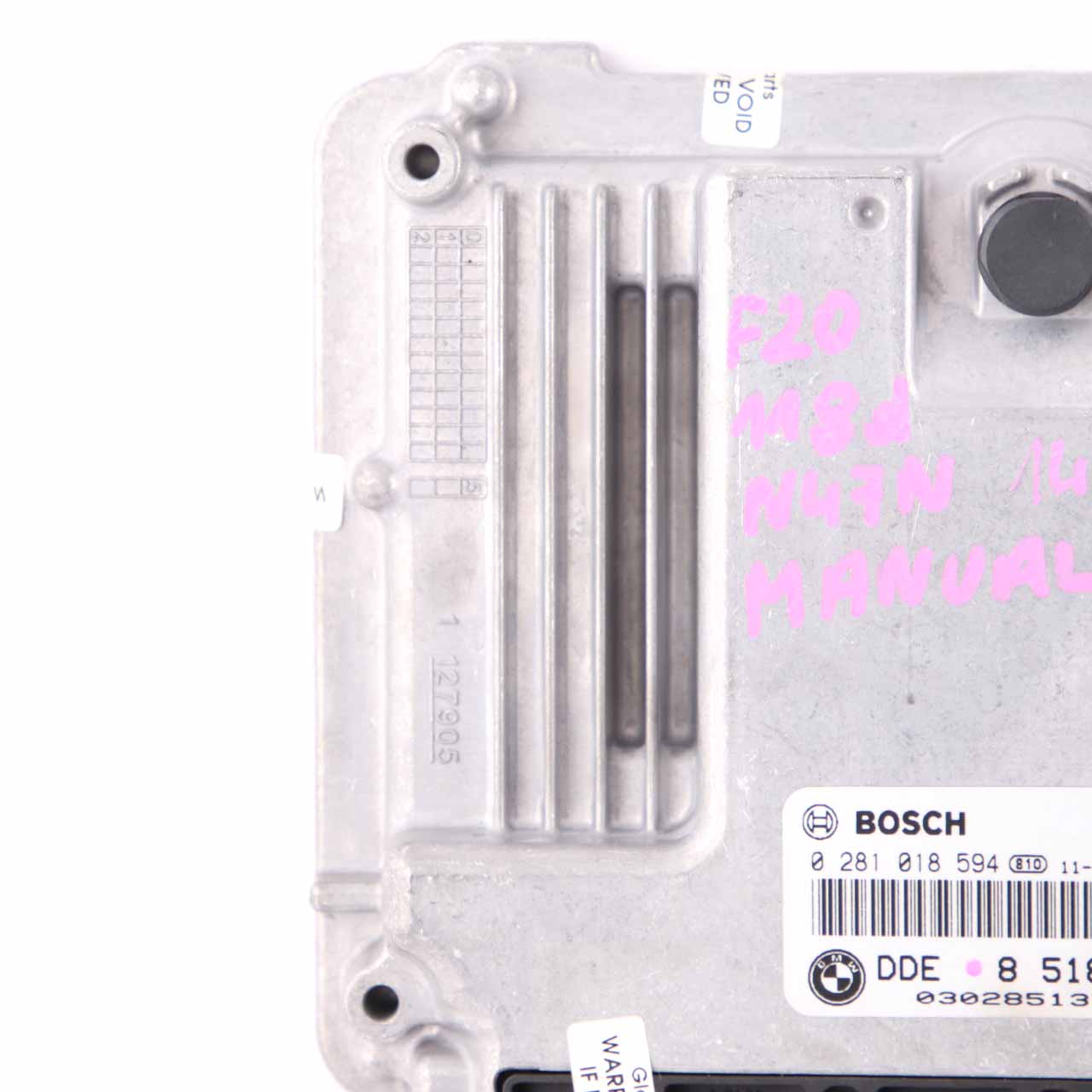 BMW F20 F30 118d 318d N47N 143HP Unité de contrôle du moteur ECU DDE 8518424 