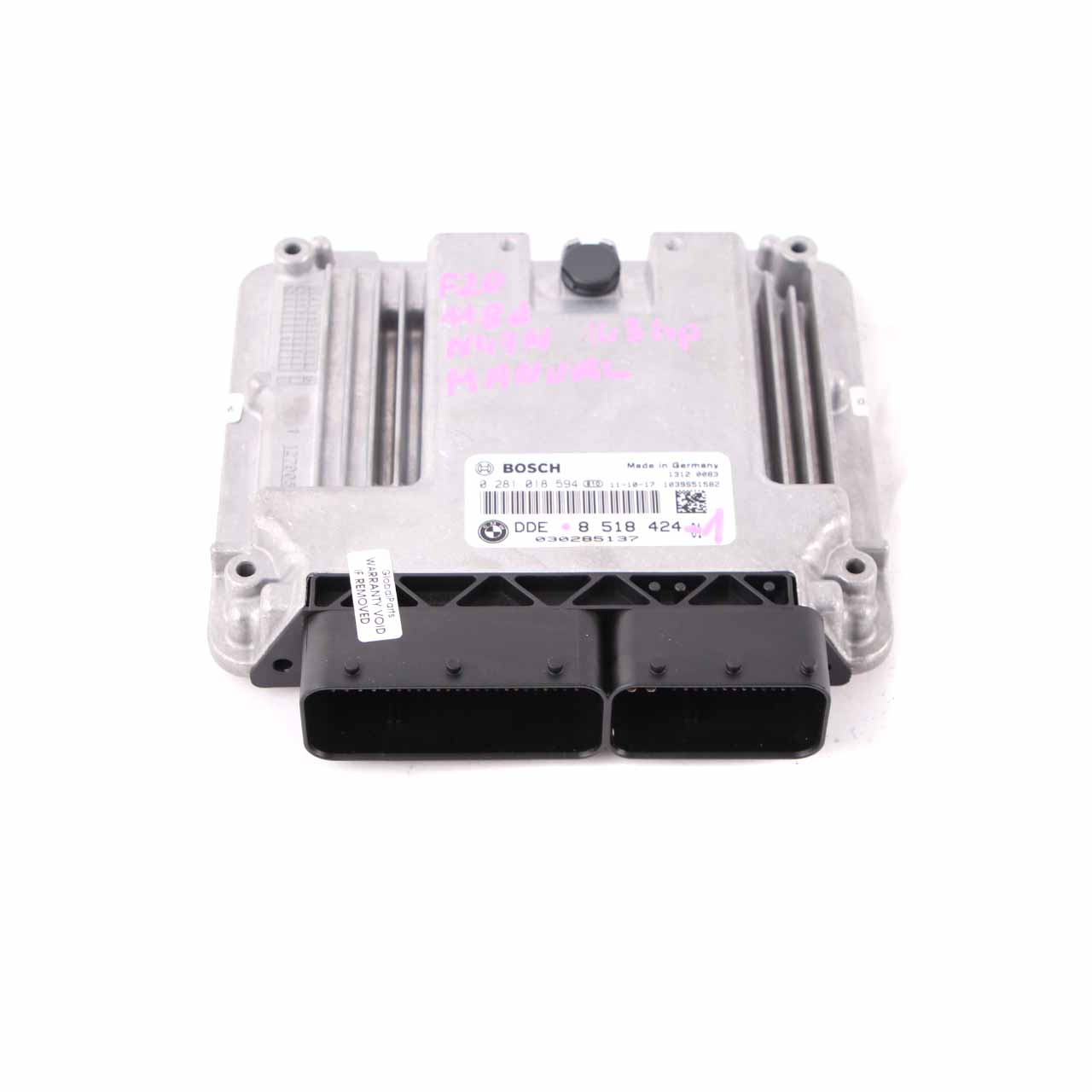 BMW F20 F30 118d 318d N47N 143HP Unité de contrôle du moteur ECU DDE 8518424 