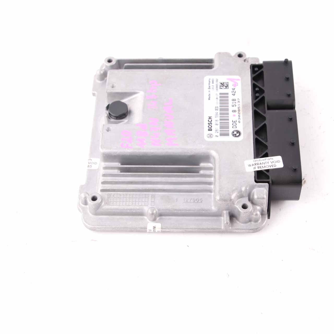 BMW F20 F30 118d 318d N47N 143HP Unité de contrôle du moteur ECU DDE 8518424 