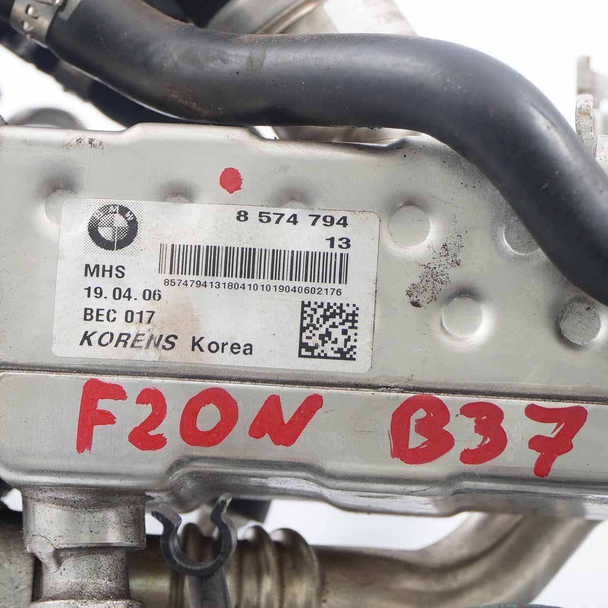 EGR Refroidisseur Echappement BMW F20 F21 LCI B37 Echangeur Chaleur 8574794