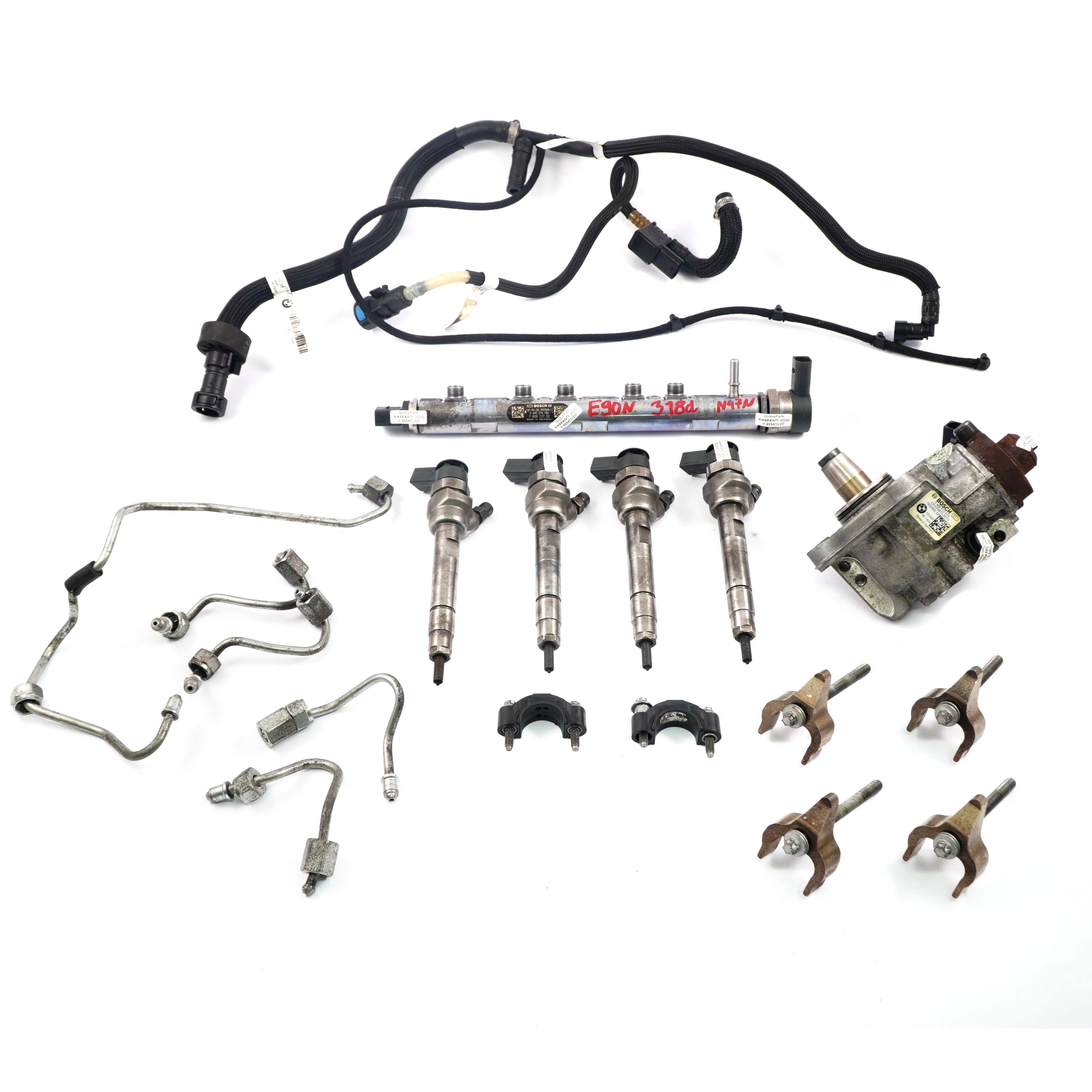 BMW 3 Serie E90 E91 LCI 316d 318d Diesel N47N Kit Kraftstoffeinspritzanlage