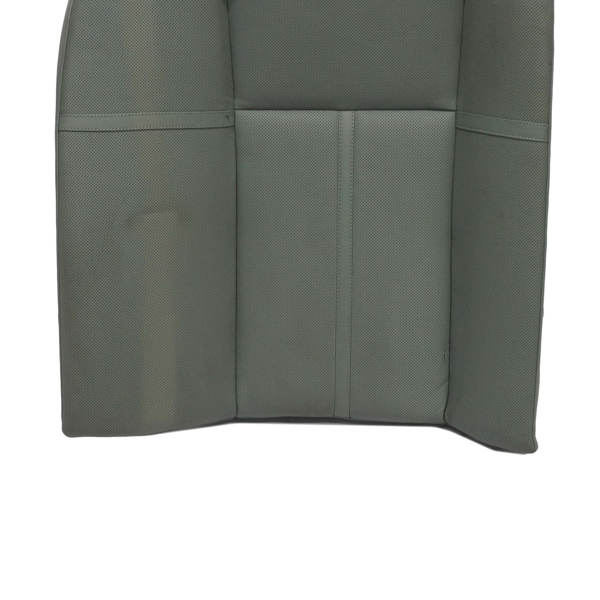 BMW 7 E65 E66 Rear Seat Right O/S Backrest Cover Climate Leather Nasca Green