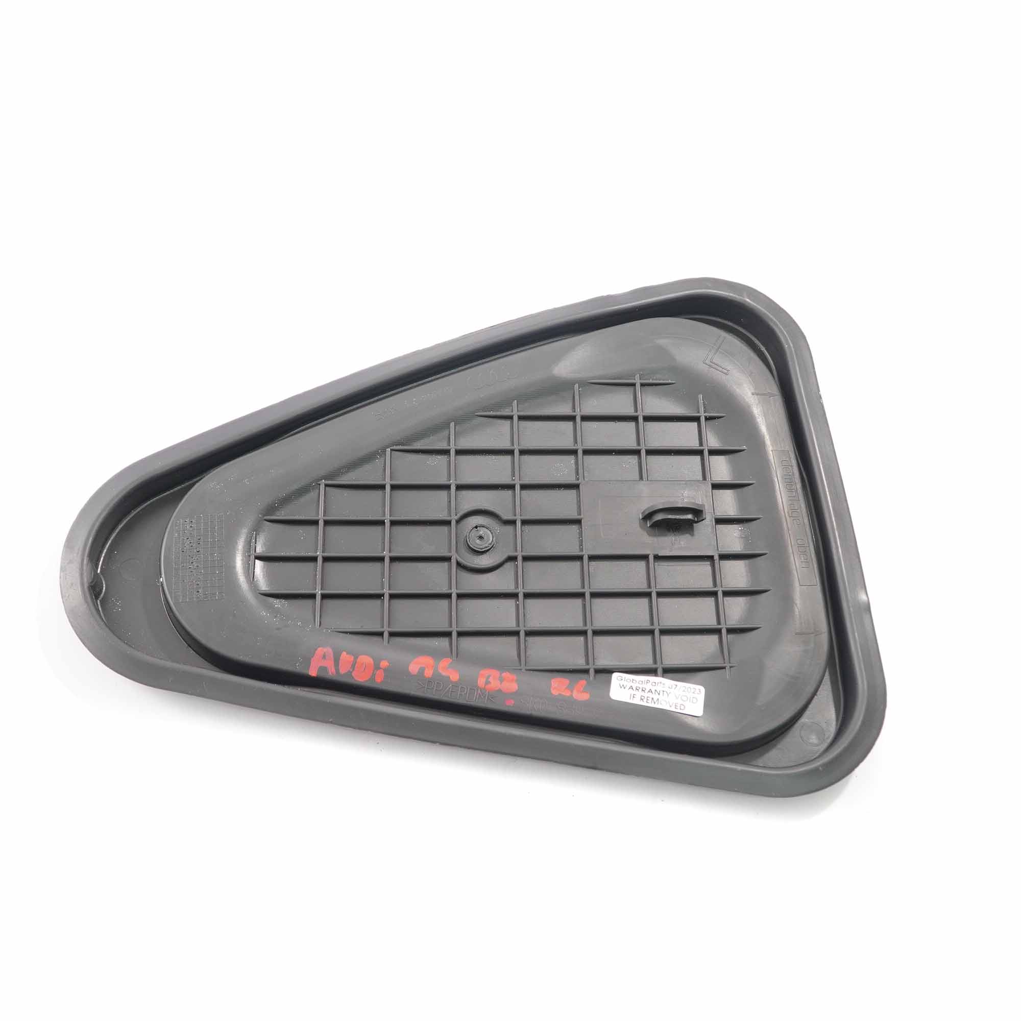 Audi A4 B8 Plaque de recouvrement de serrure de porte arrière gauche 8K0839915B