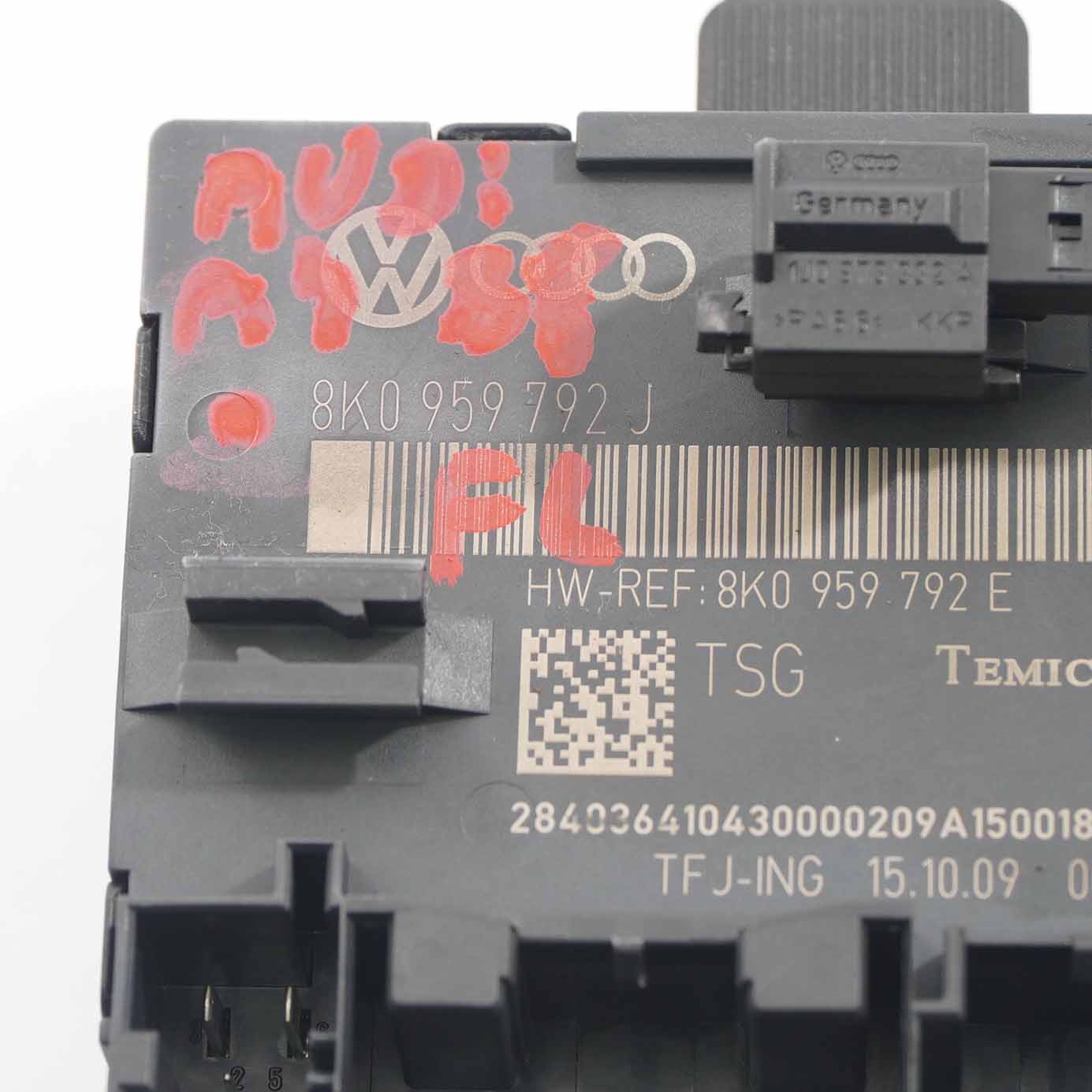 Audi A4 B8 Door Module Front Left N/S Control Unit Module ECU 8K0959792J